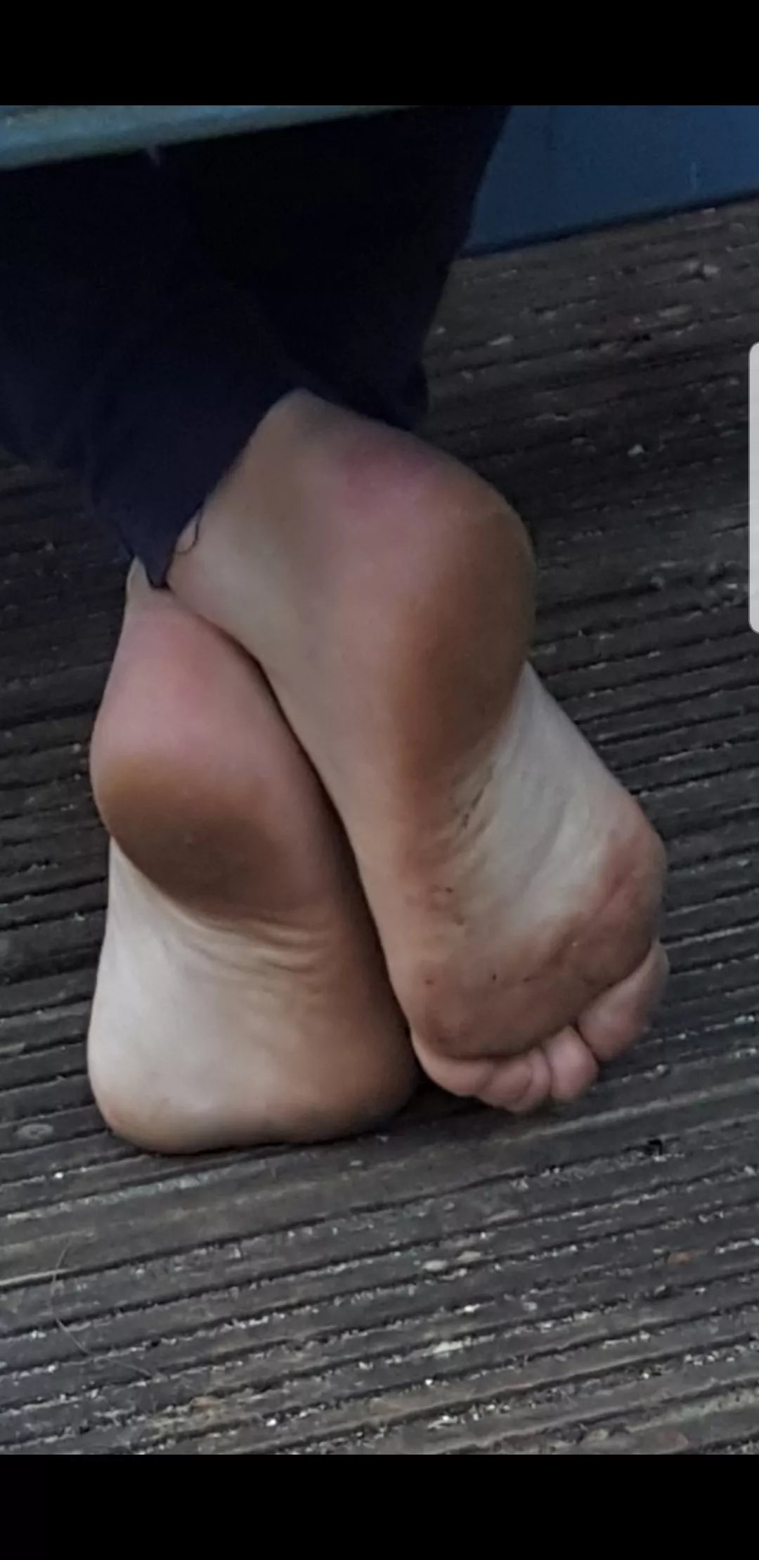 Dirty soles clean white arches