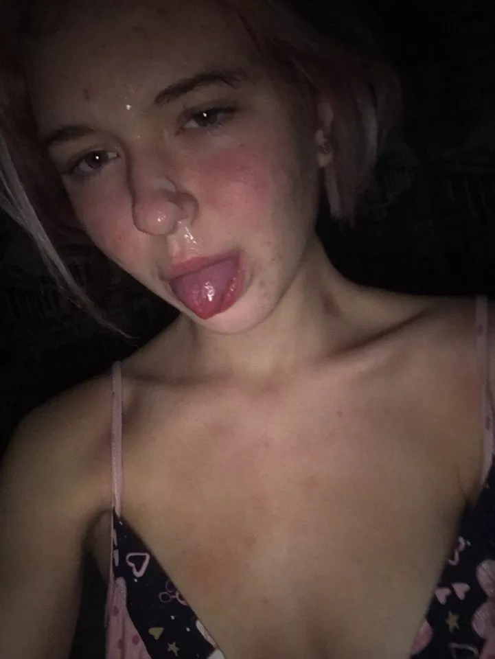 Do I look nice with cum on my face?