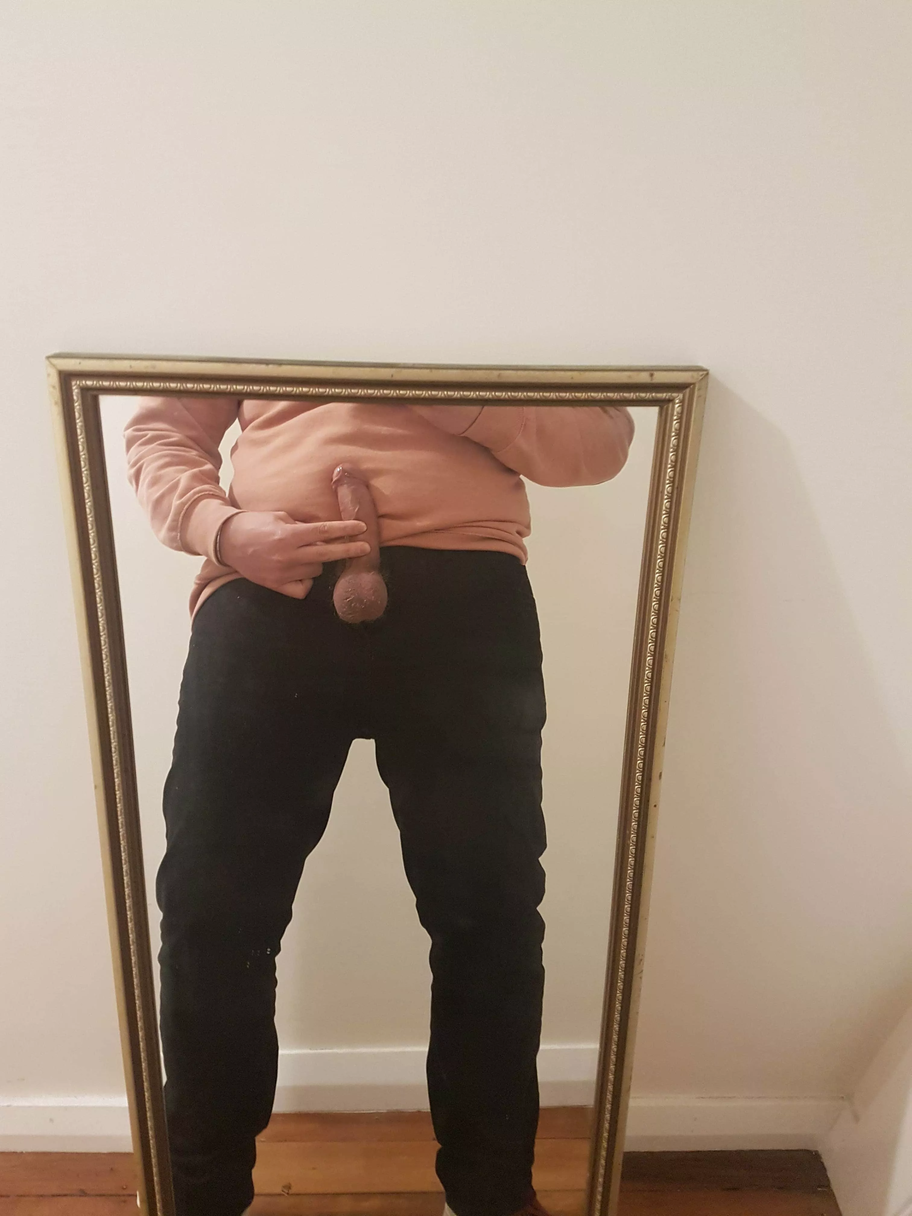 Do these jeans make my cock look fat?