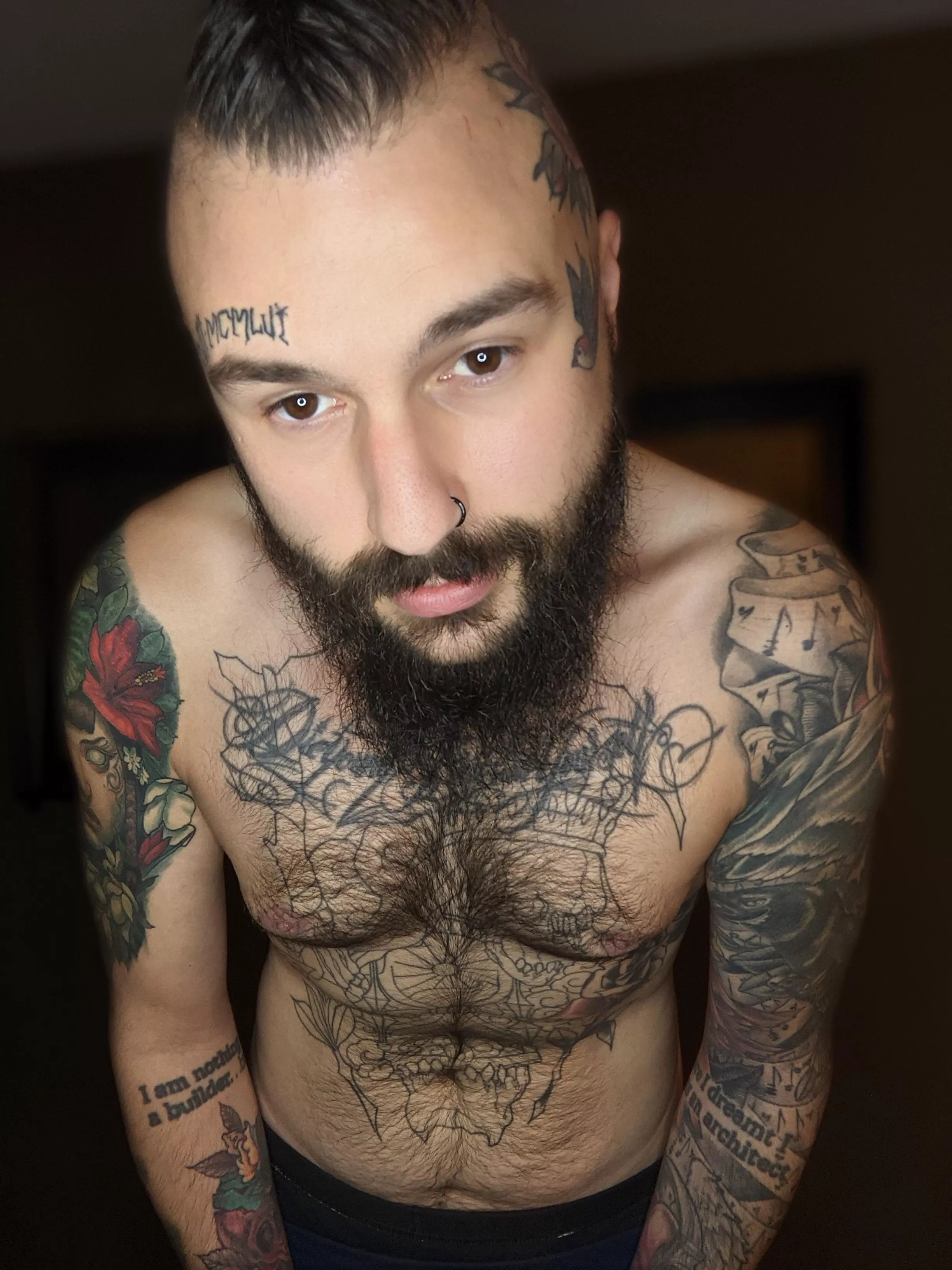 Do you like a tattooed hairy chest?