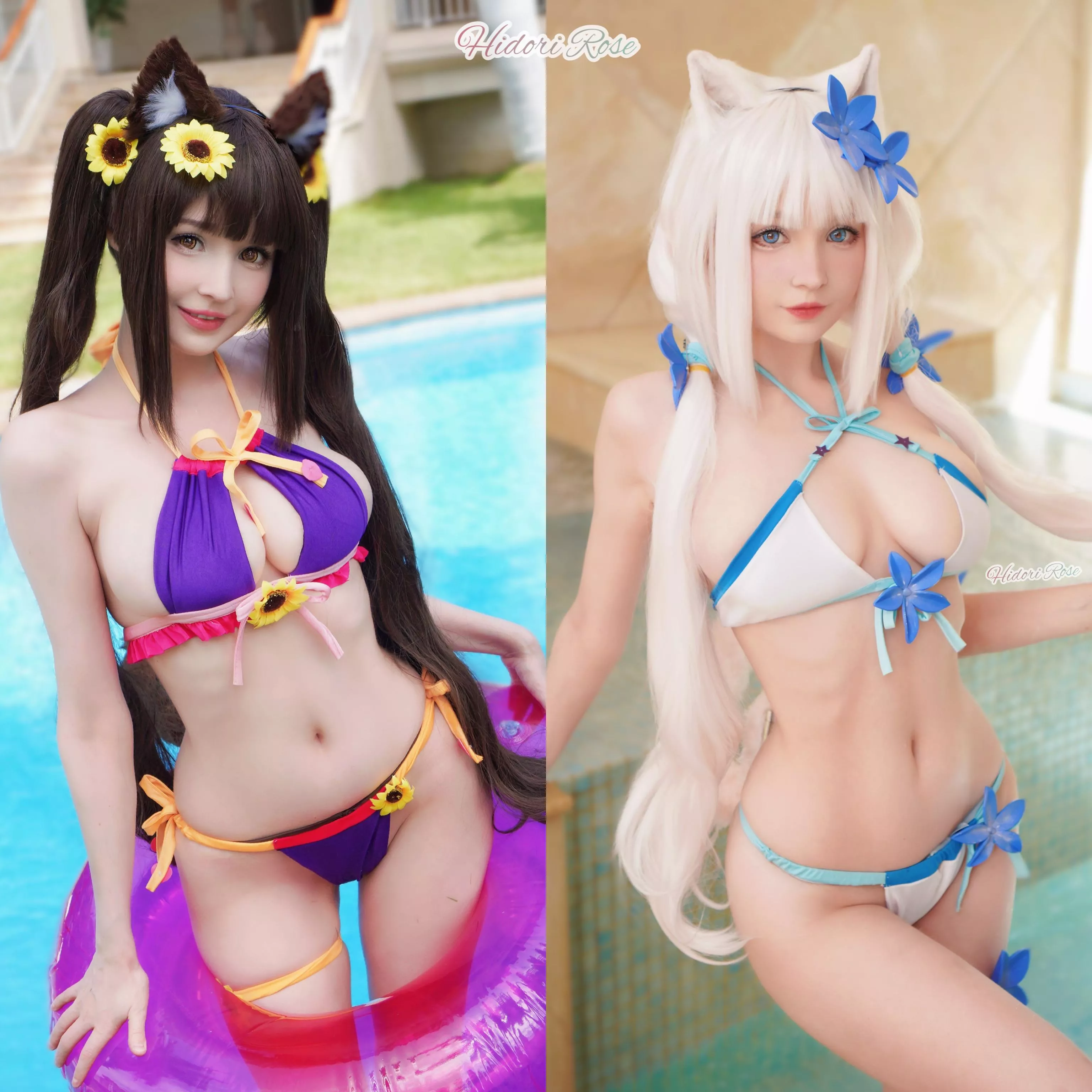 Do you like my Chocola or Vanilla better? Both cosplays by me