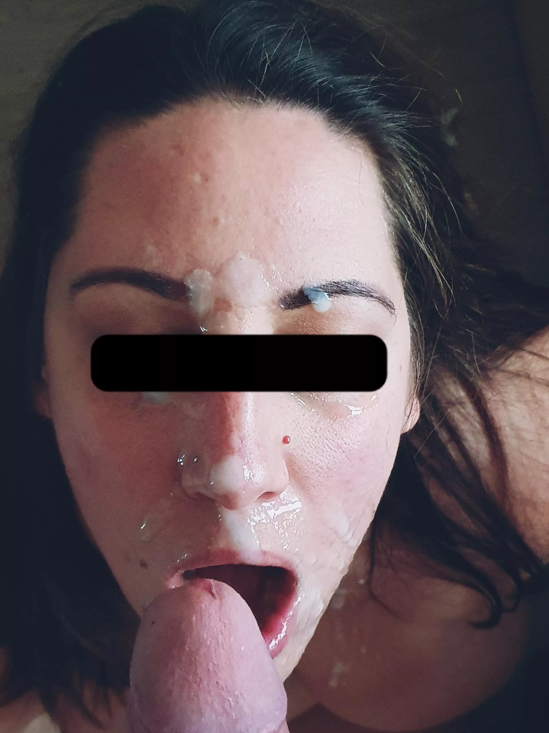 Do you like my face glazed in cum?