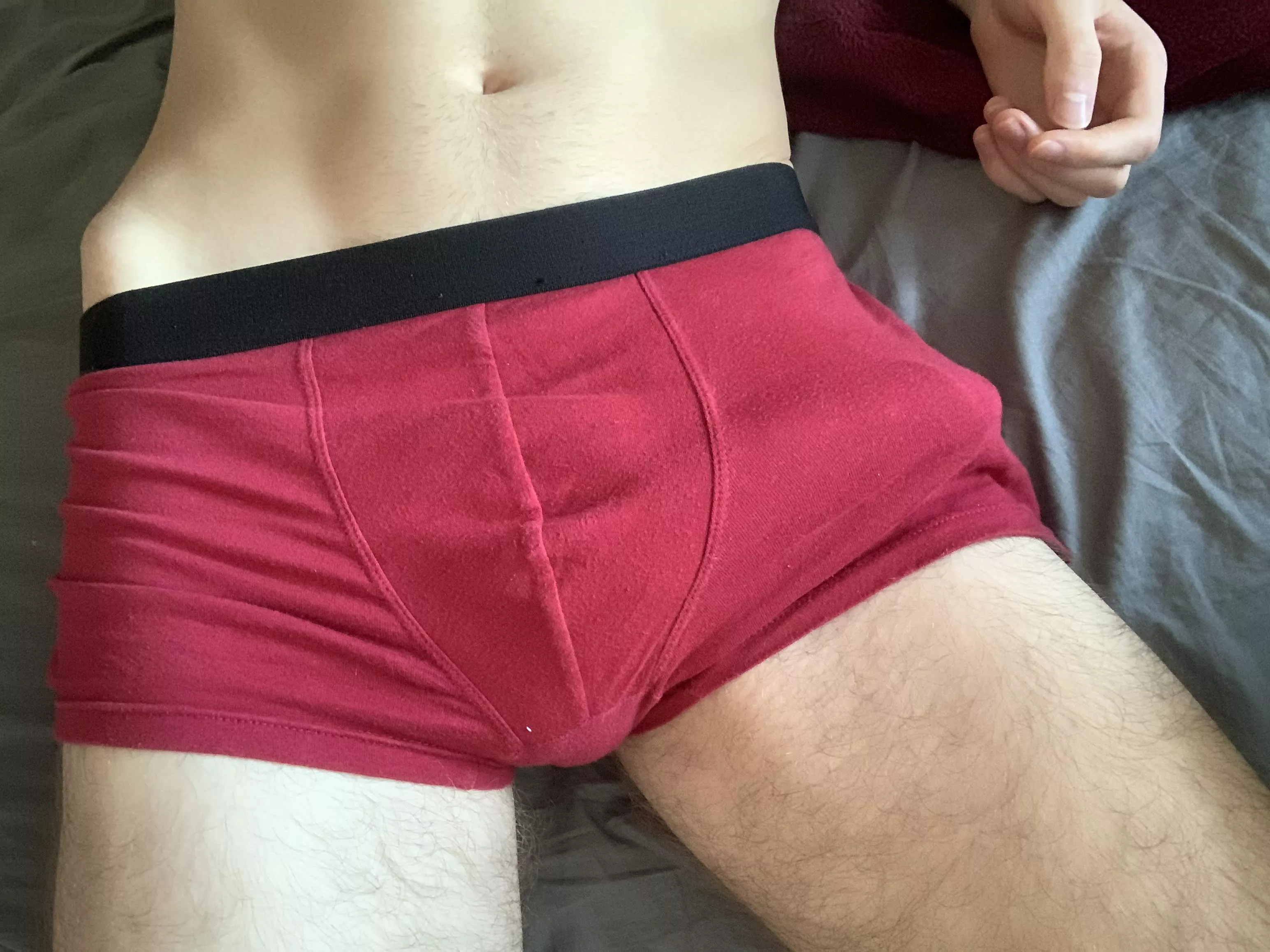 Do you like my red boxers?ðŸ‘€ðŸ”¥