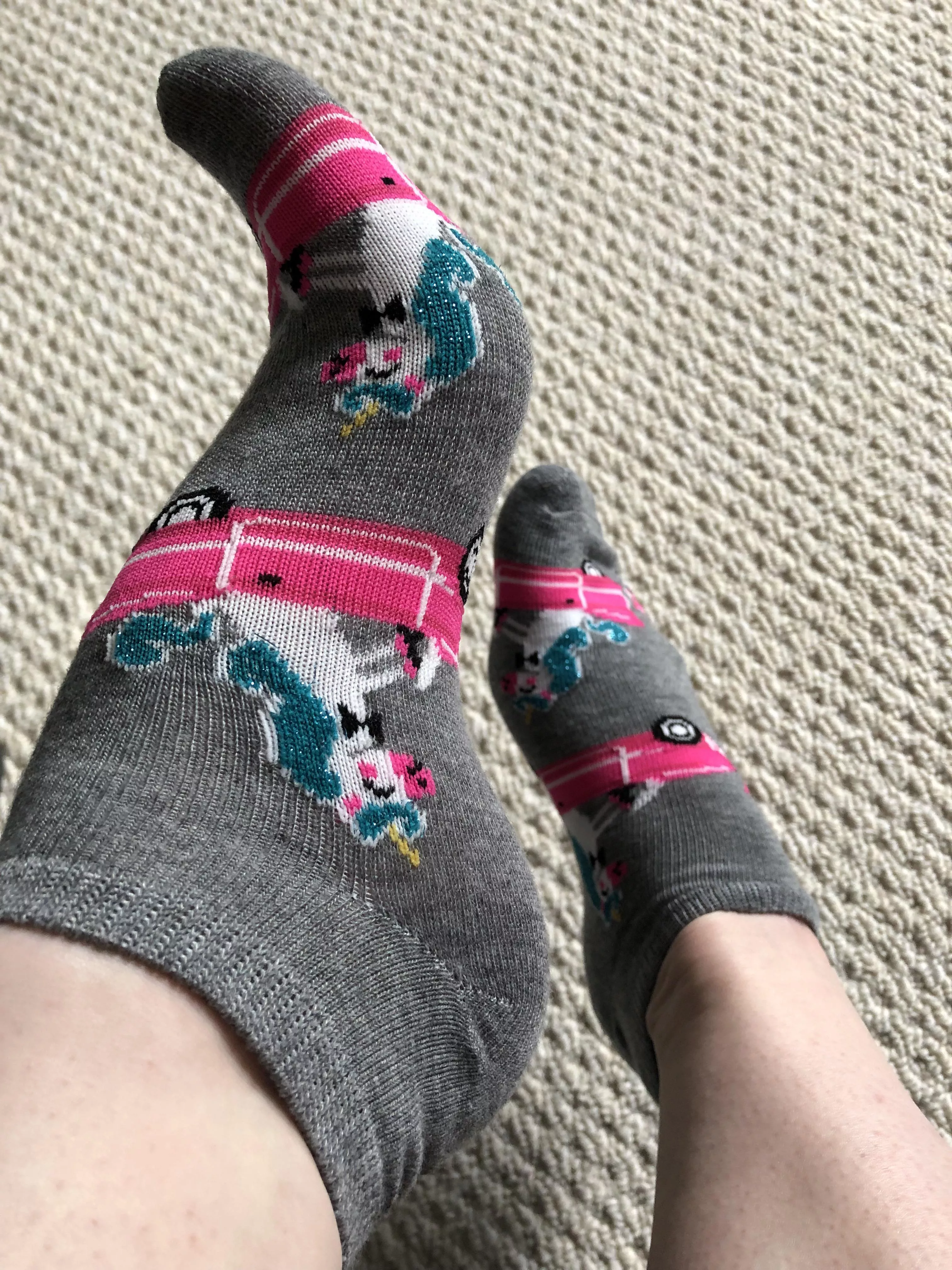 Do you like my unicorn socks?