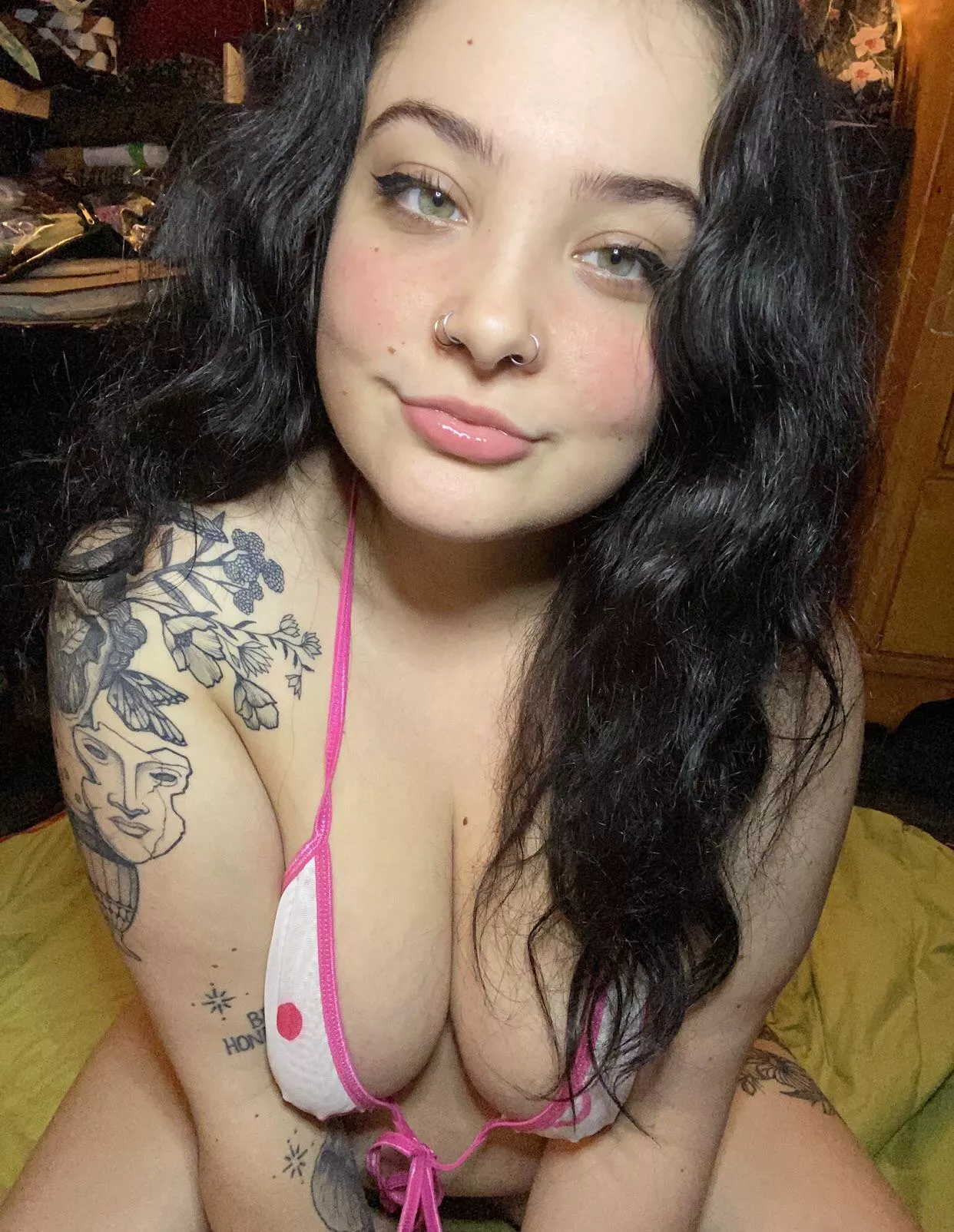 do you like pale girls with green eyes?