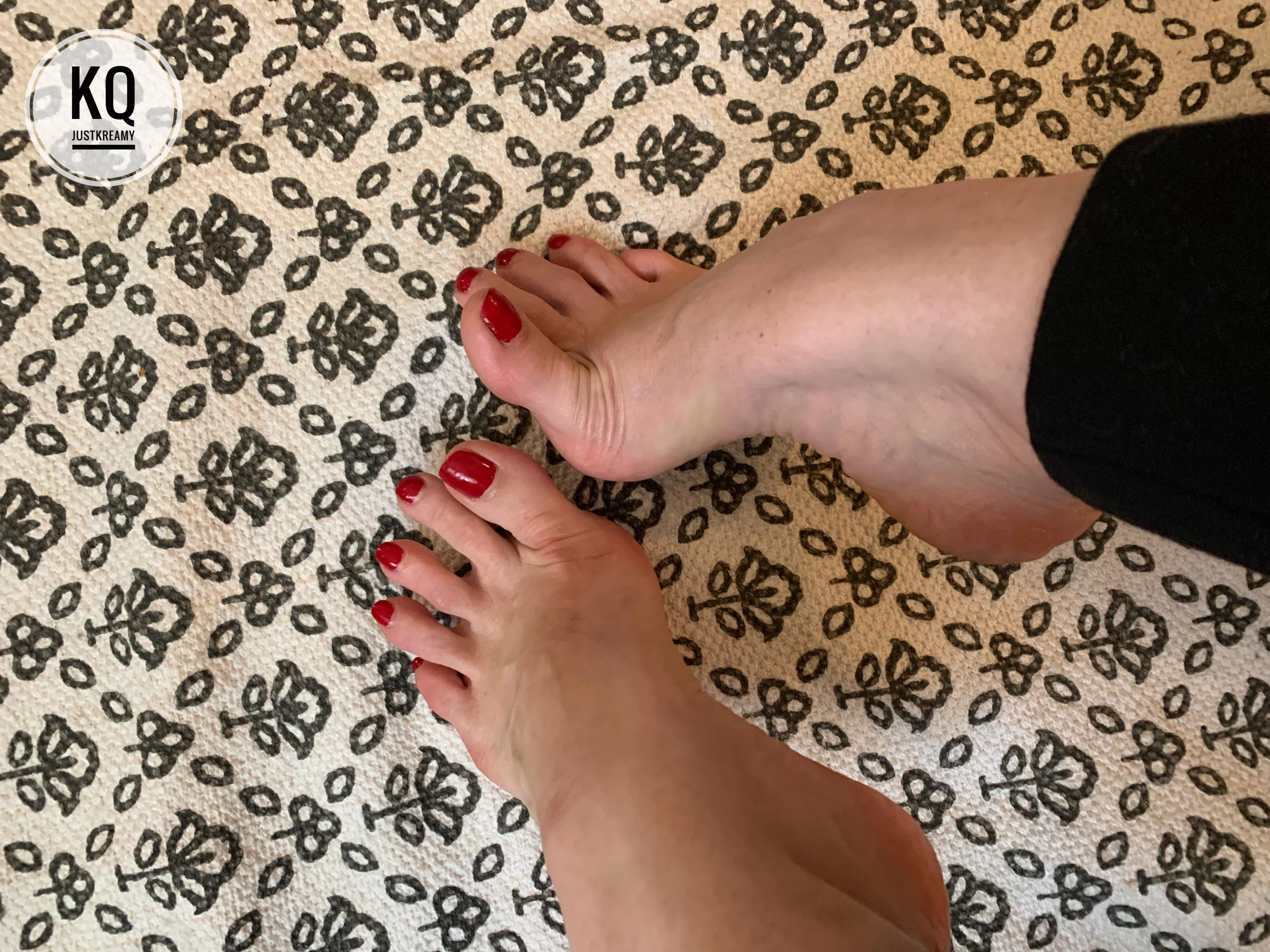 Do you prefer my sexy arches or my long, slender toes?