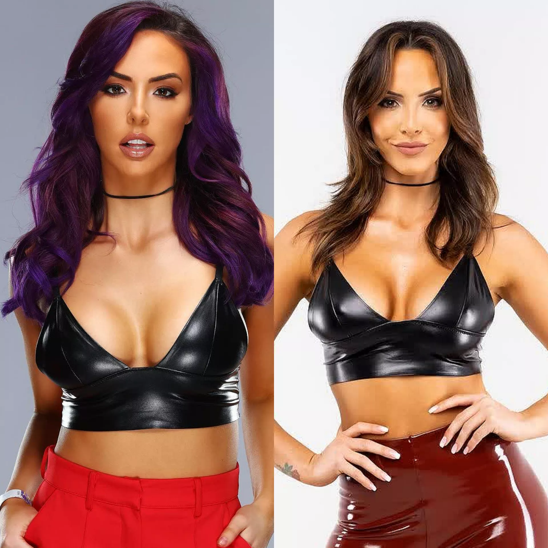 Do you prefer the old or new look? - Peyton Royce , I personally think her tits and face look better before