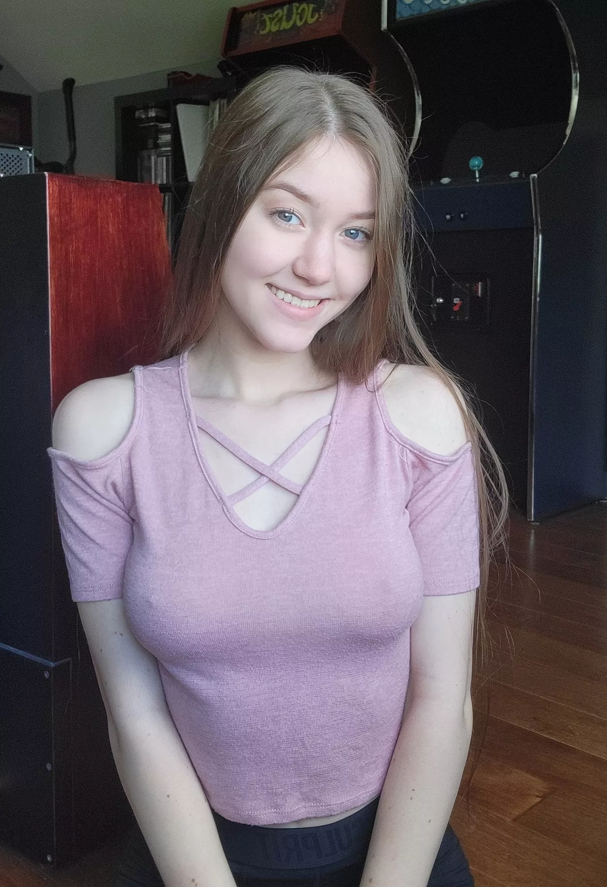 Do you think I'll get my classmate's attention in this top? Is it too sheer?