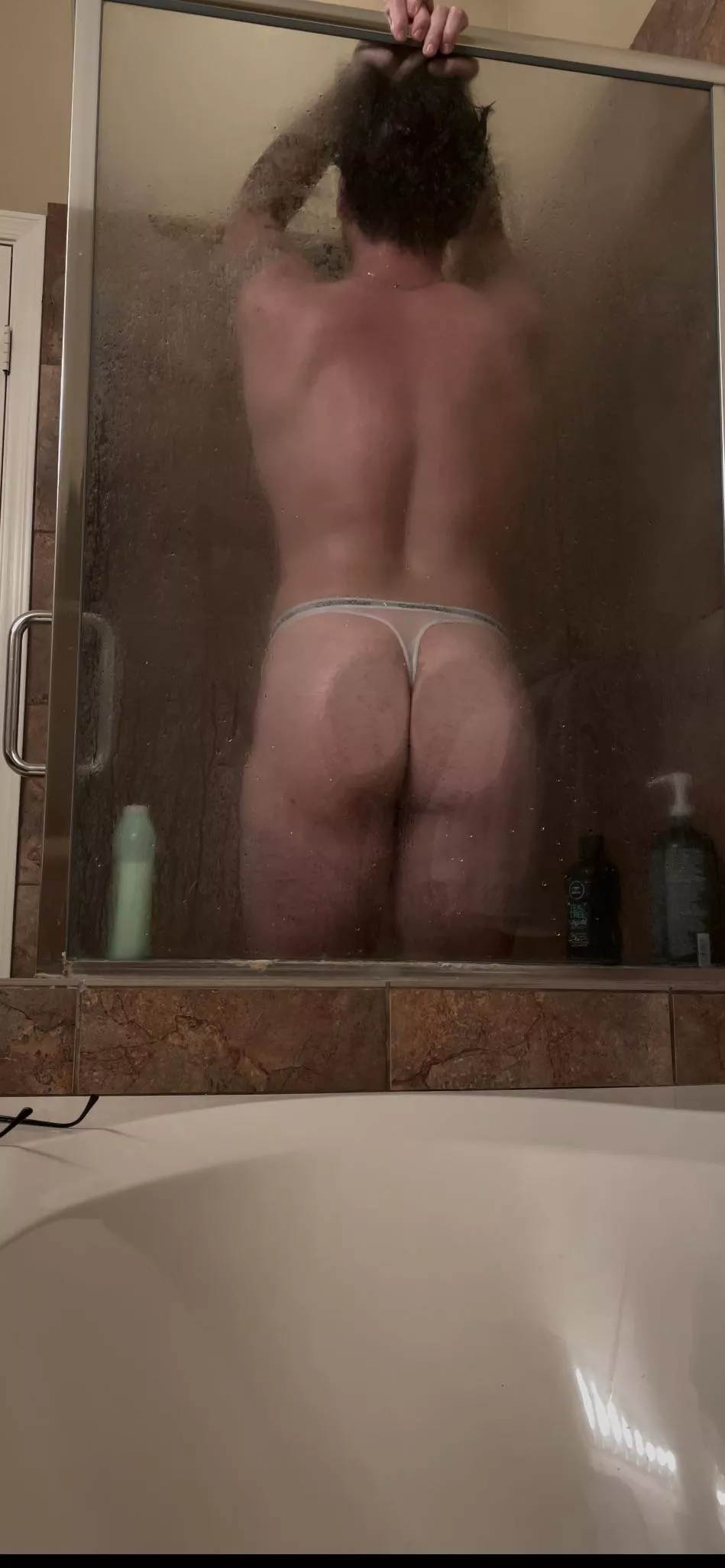 Do you think my ass looks better wet or dry? ðŸ˜‡ðŸ‘€ðŸ˜ˆ