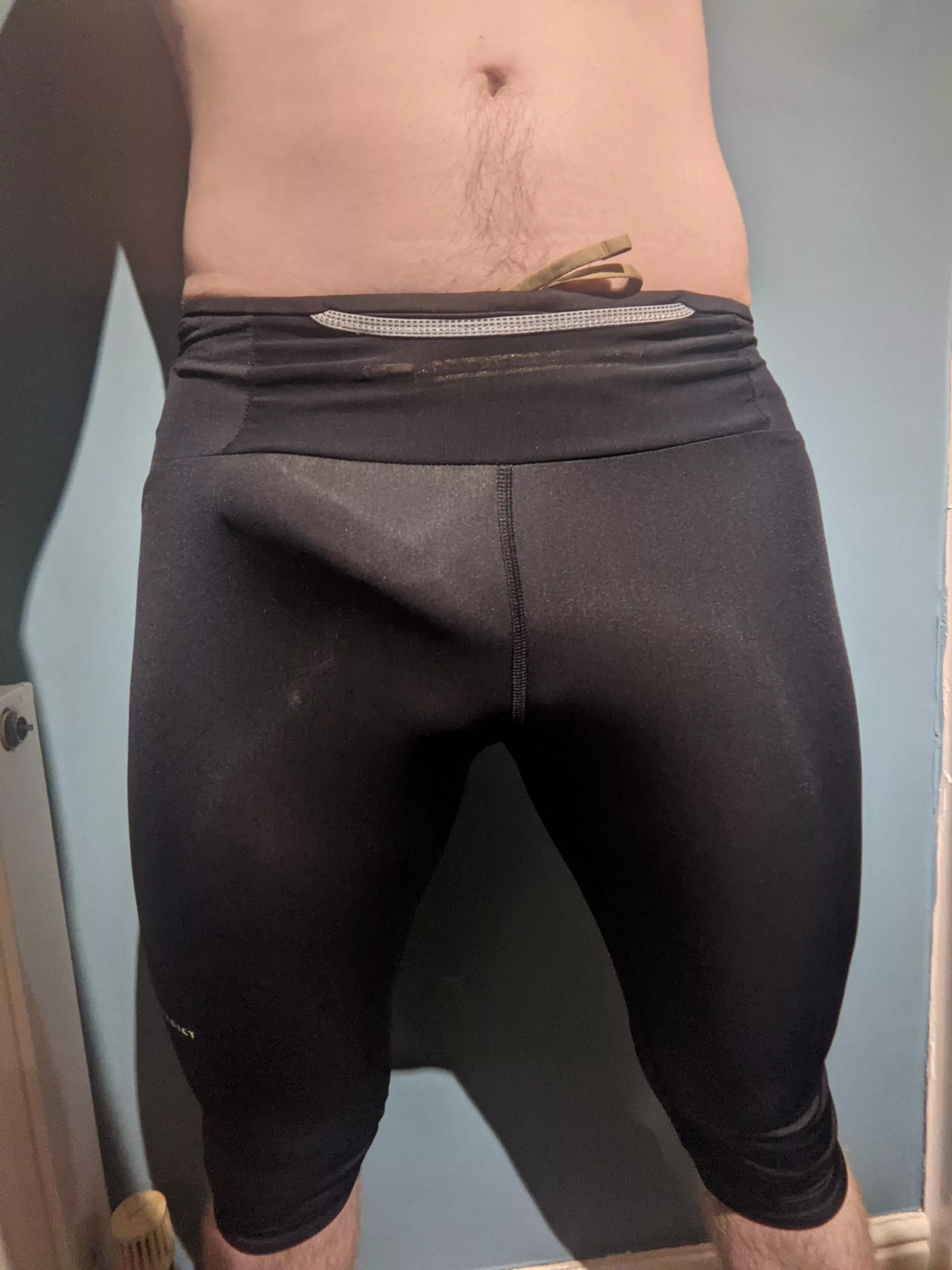 Do you think my new trail running leggings are a bit tight?