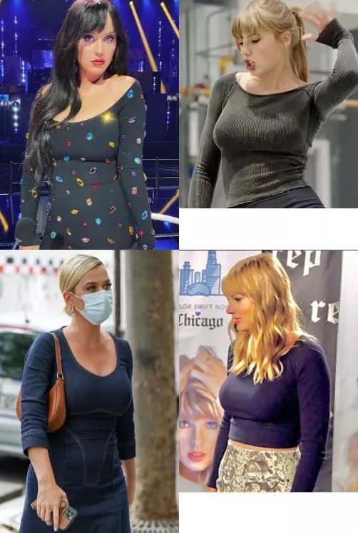 Do you think Taylor got bigger breasts than Katy now that she'a gained weight?