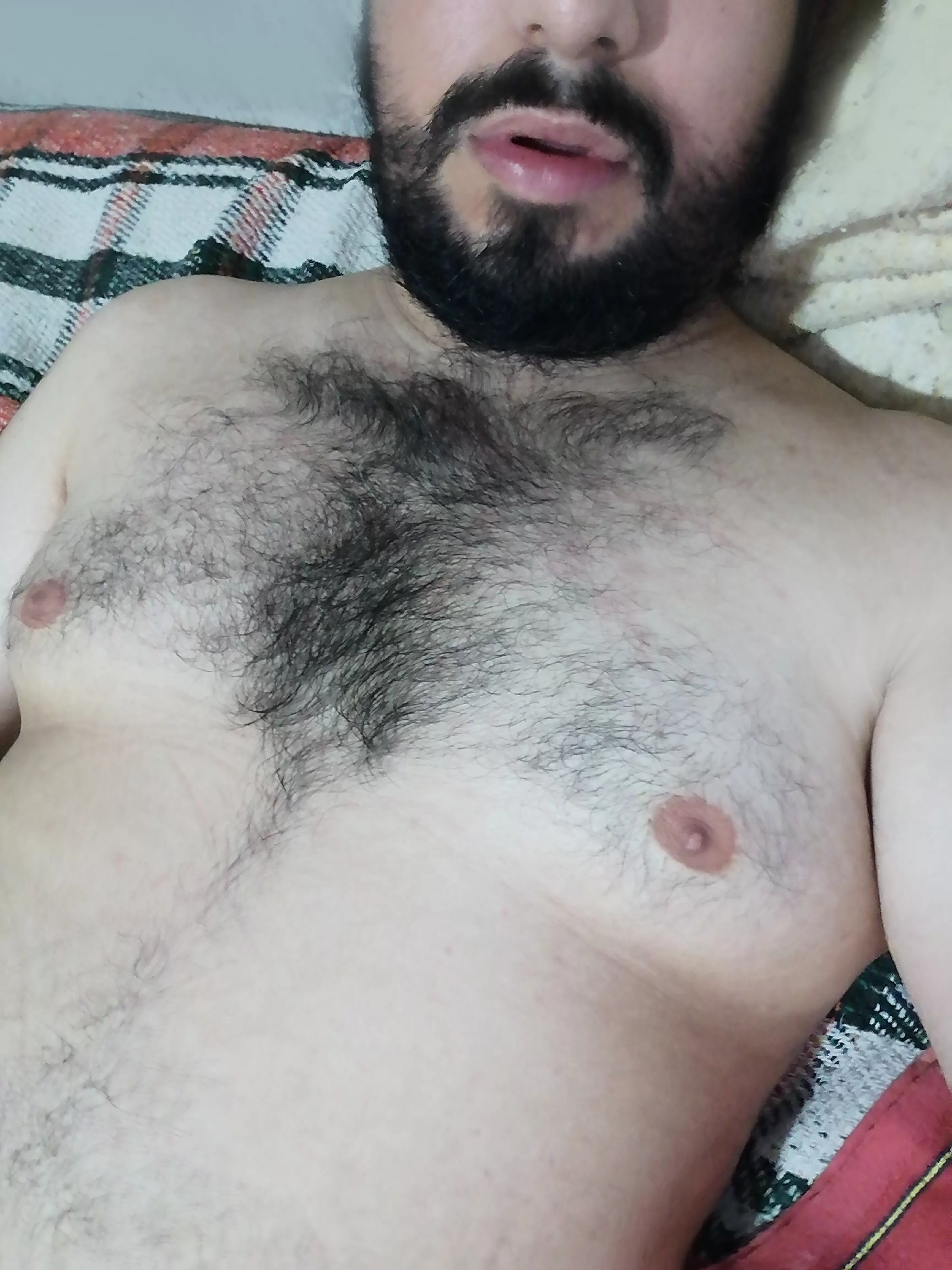 🐻 Do you wanna suck my nipples till cum? 😍