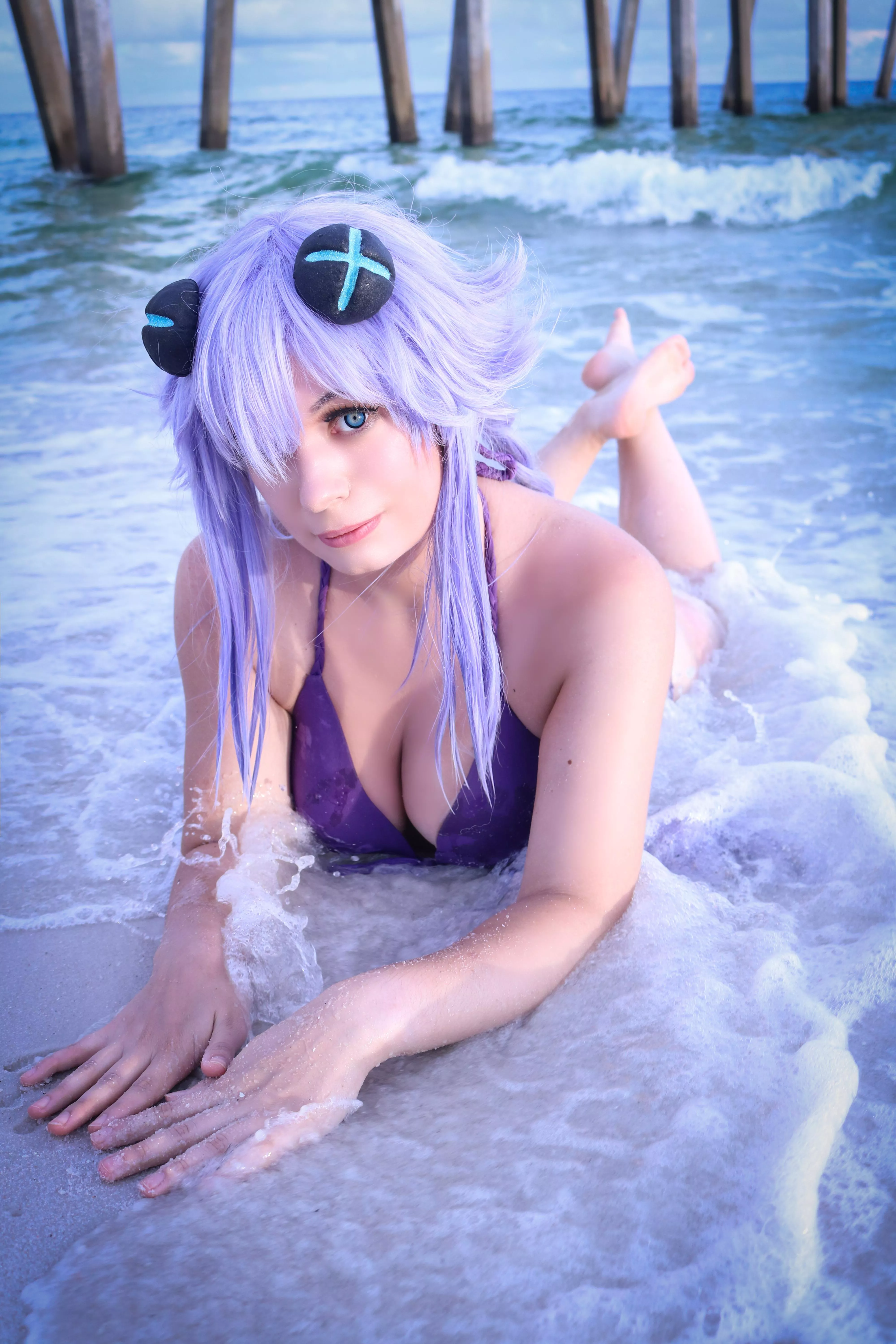 Do you wanna swim with Purple Heart? (By Lysande)