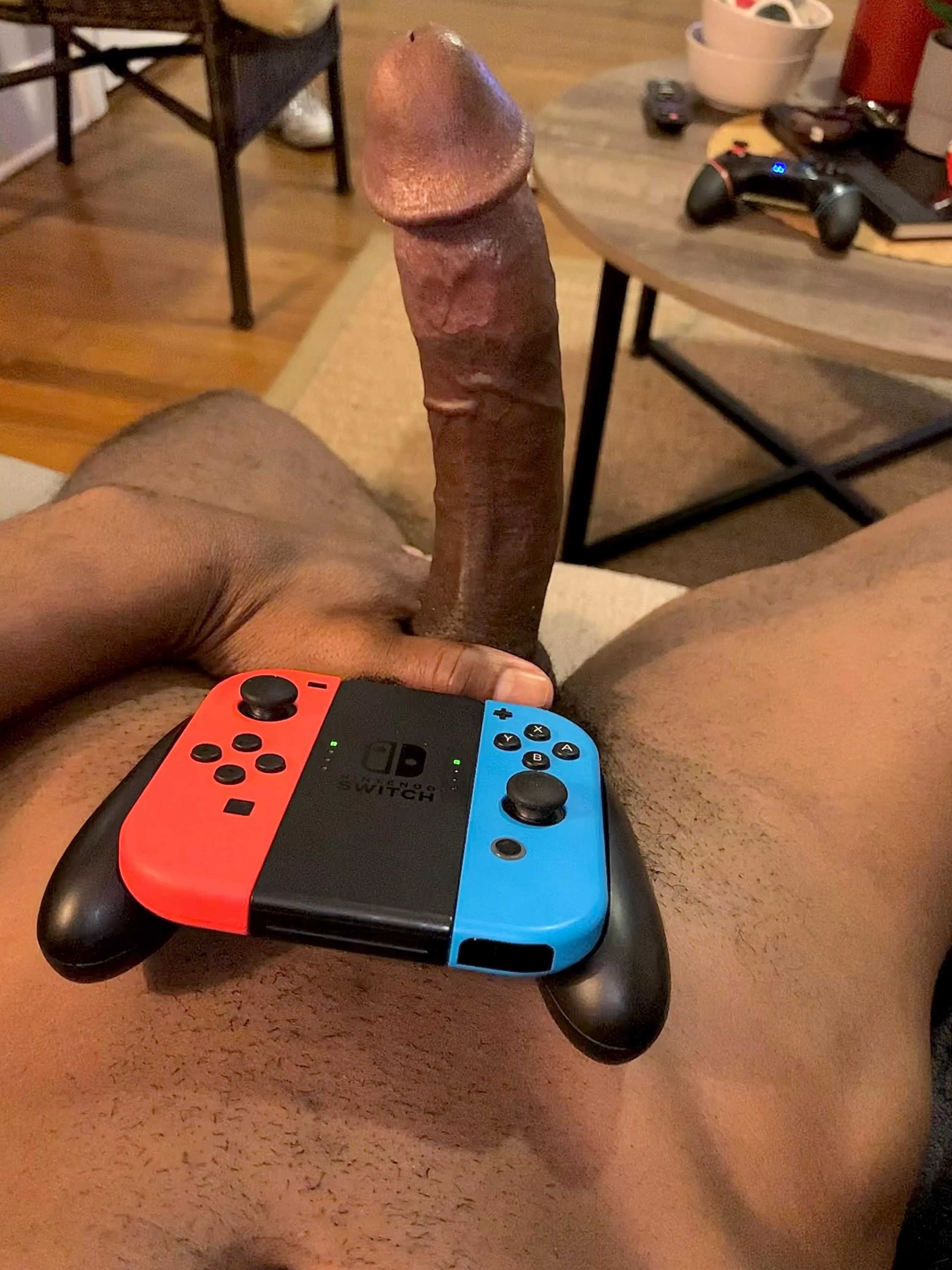 Do you want to ride my dick before or after we play?