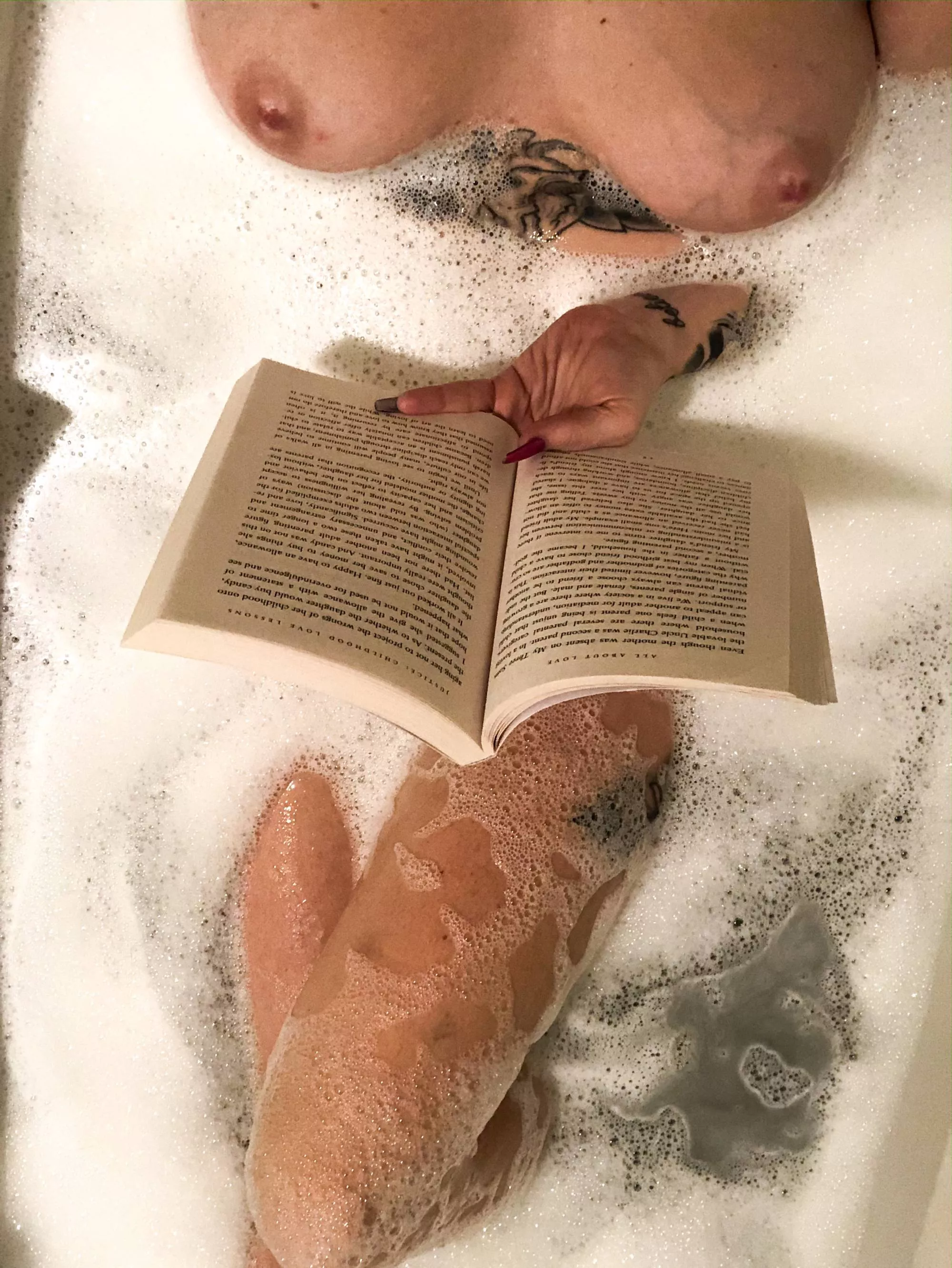 Does anyone else like to read in the tub?