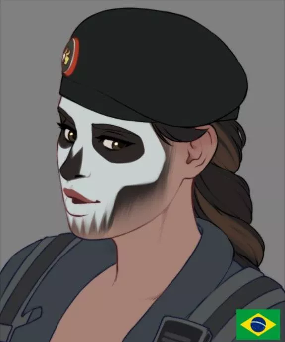 Does anyone know where this art is from, I remember finding it a long time ago, there were all the operators with similar pictures. Caveira [META]