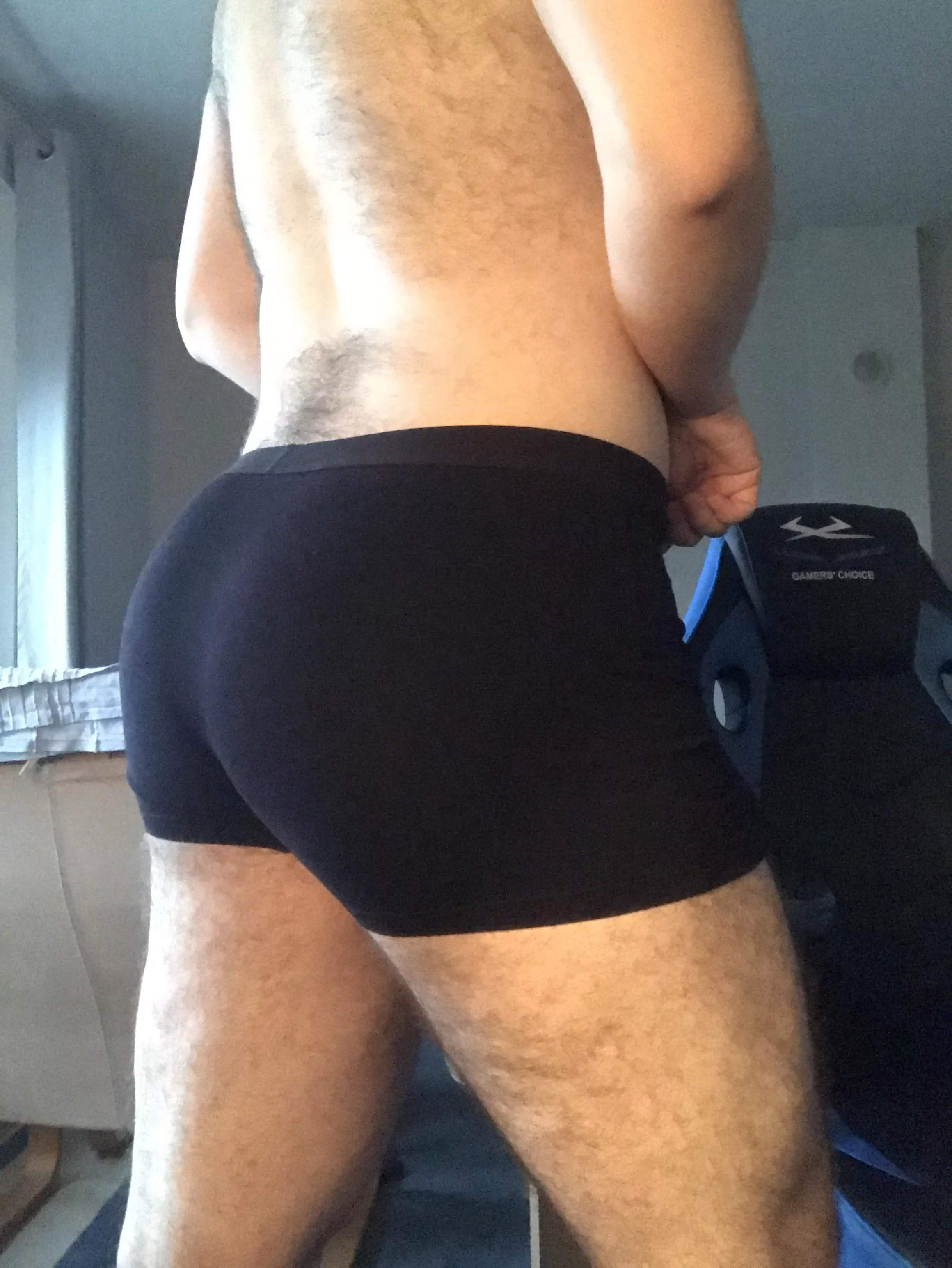 Does my ass look good in black?