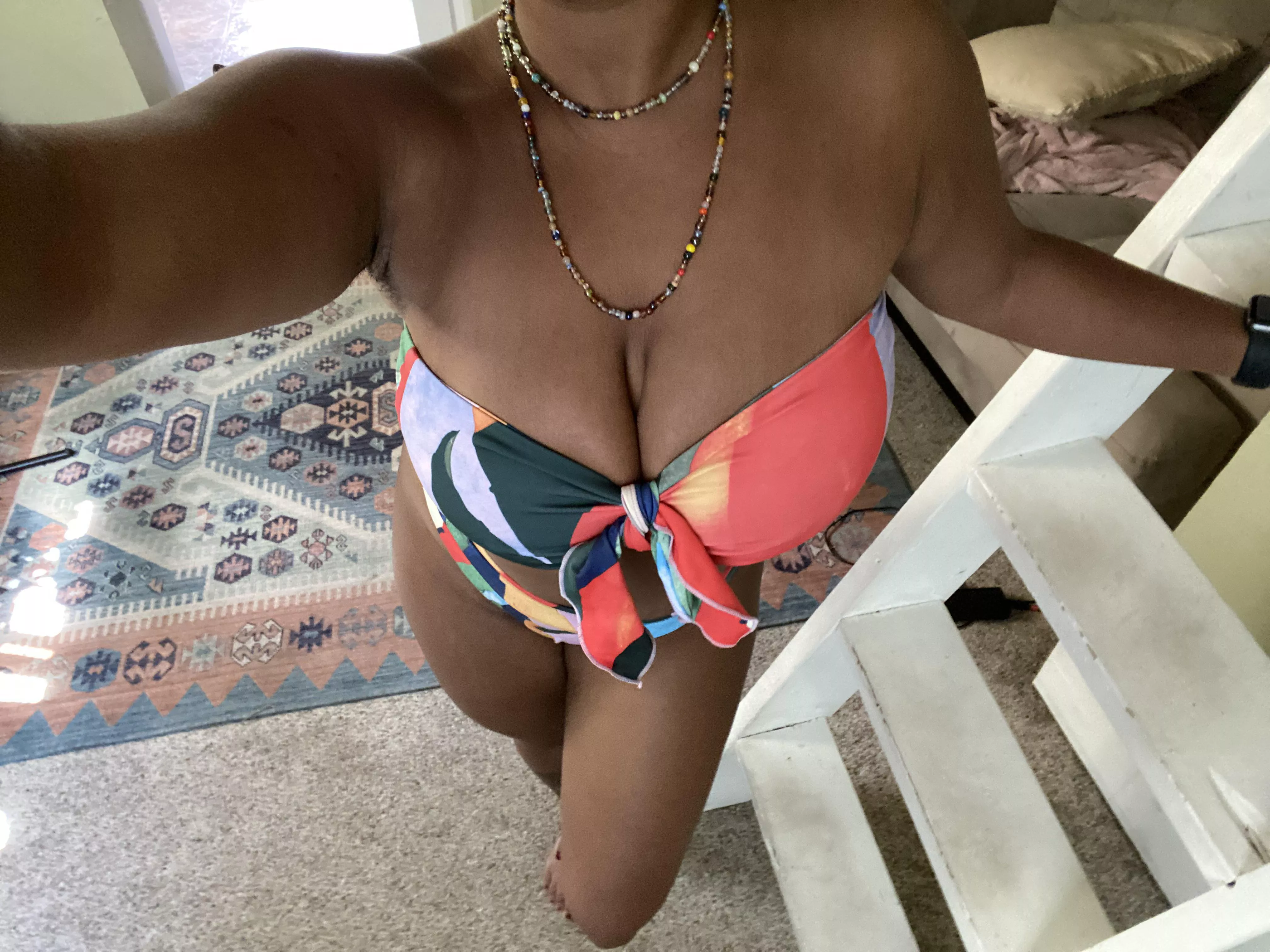 Does this bikini make me tits look big?