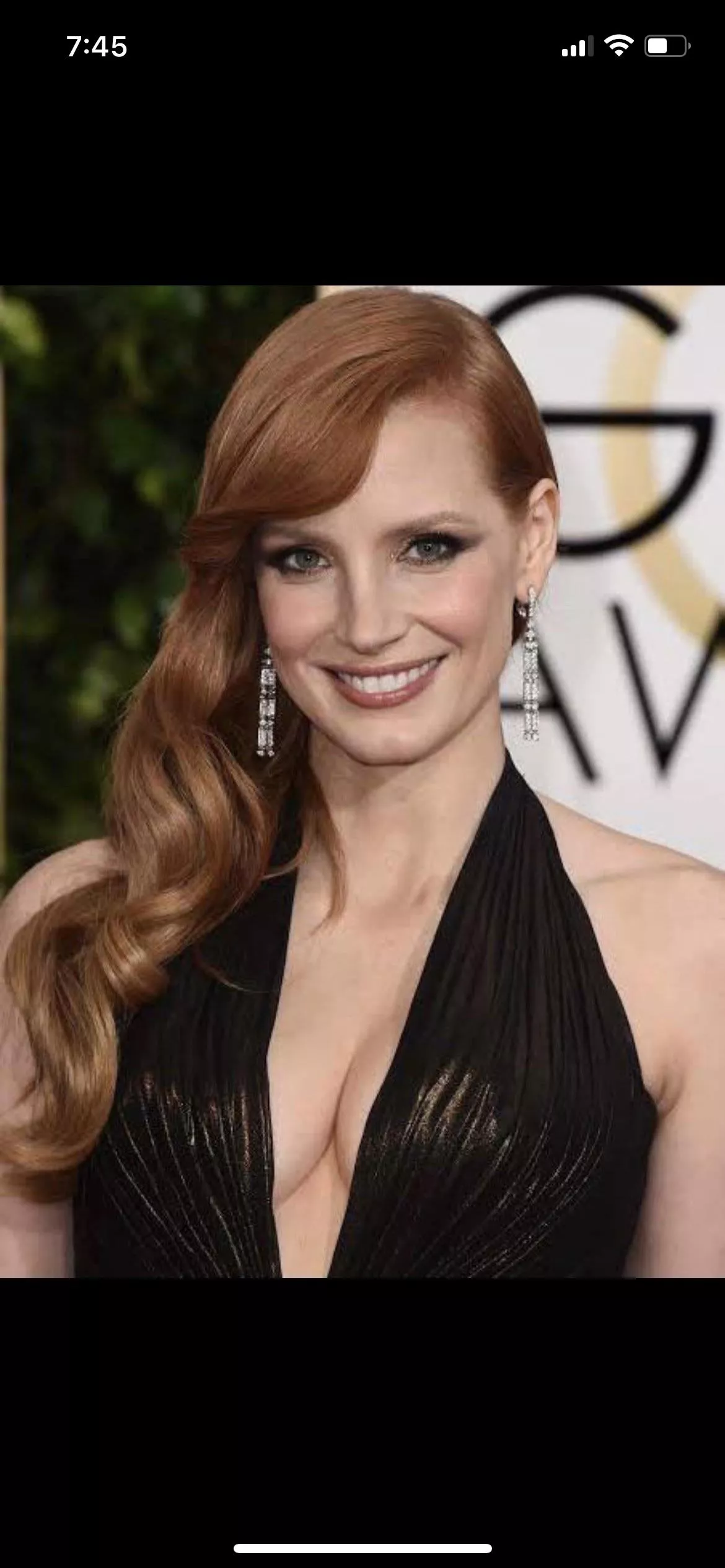 Dominate me as Jessica Chastain and make me beg you to cum