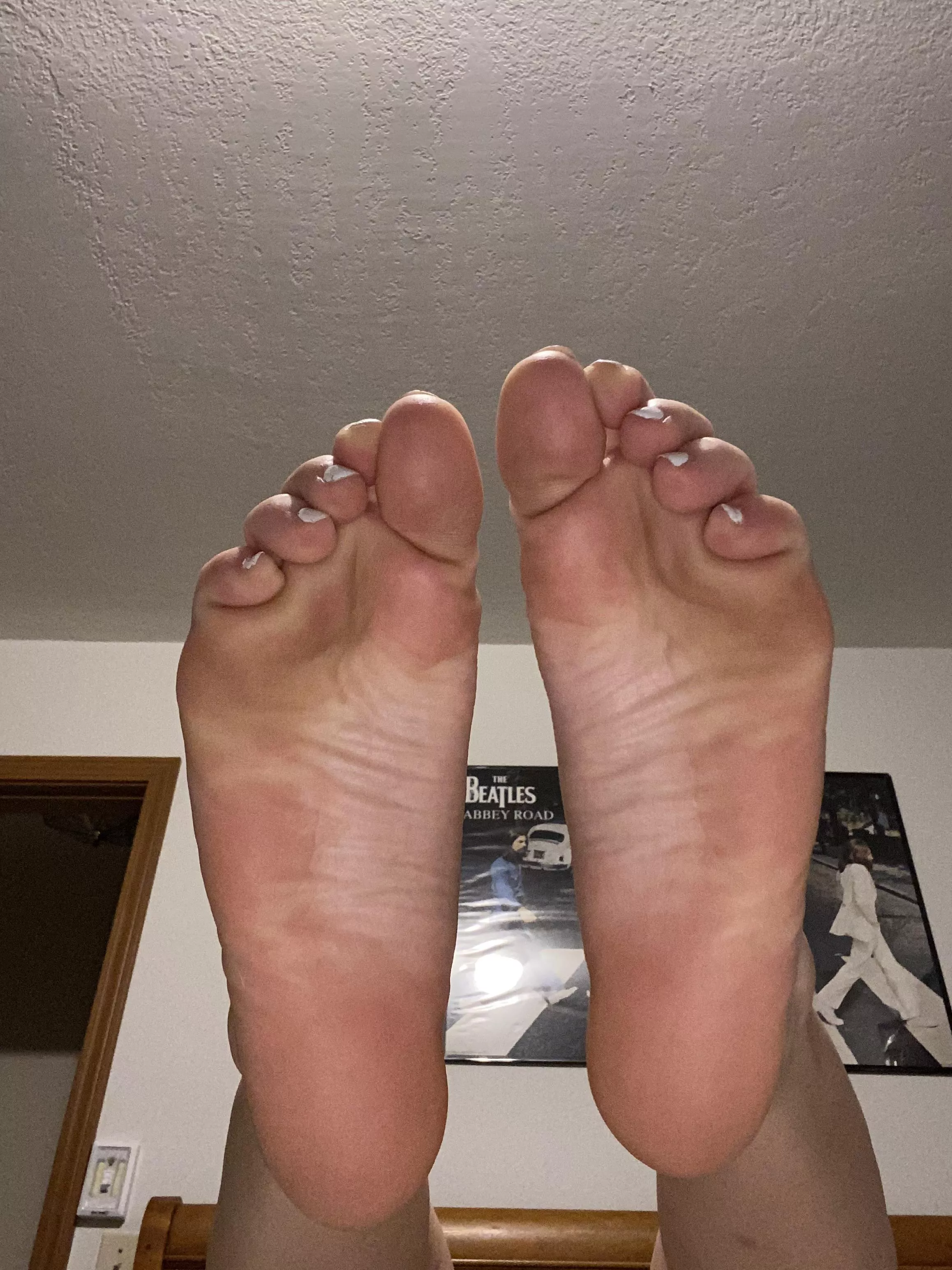 [domme] I want you to lick away on my nurse soles ðŸ˜