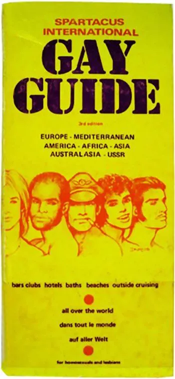 Donâ€™t leave home without it. Before the internet, this and Bob Damronâ€™s Address Book were essential companions for the gay traveller. Damron began in 1965 and itâ€™s still around.