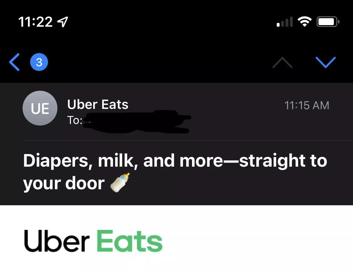 Don’t tempt me like this uber eats…