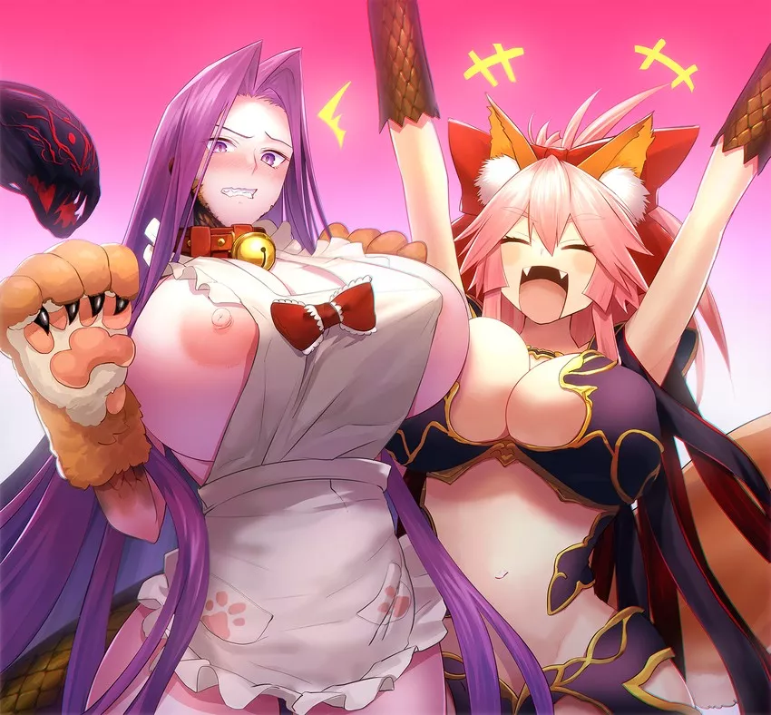 Dress with Gorgon and Tamamo Cat