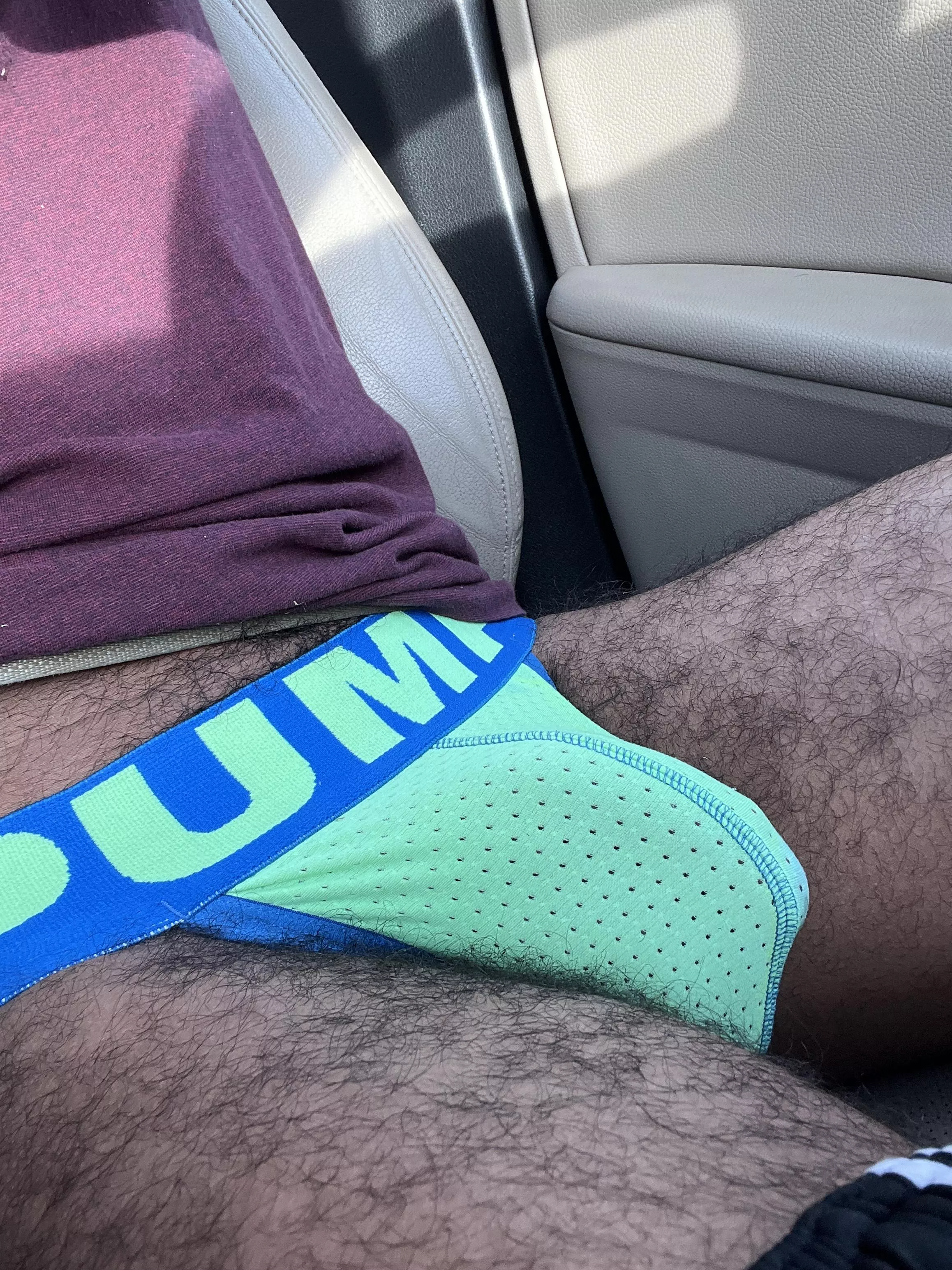 Driving home in just my jock this jocktober 😜