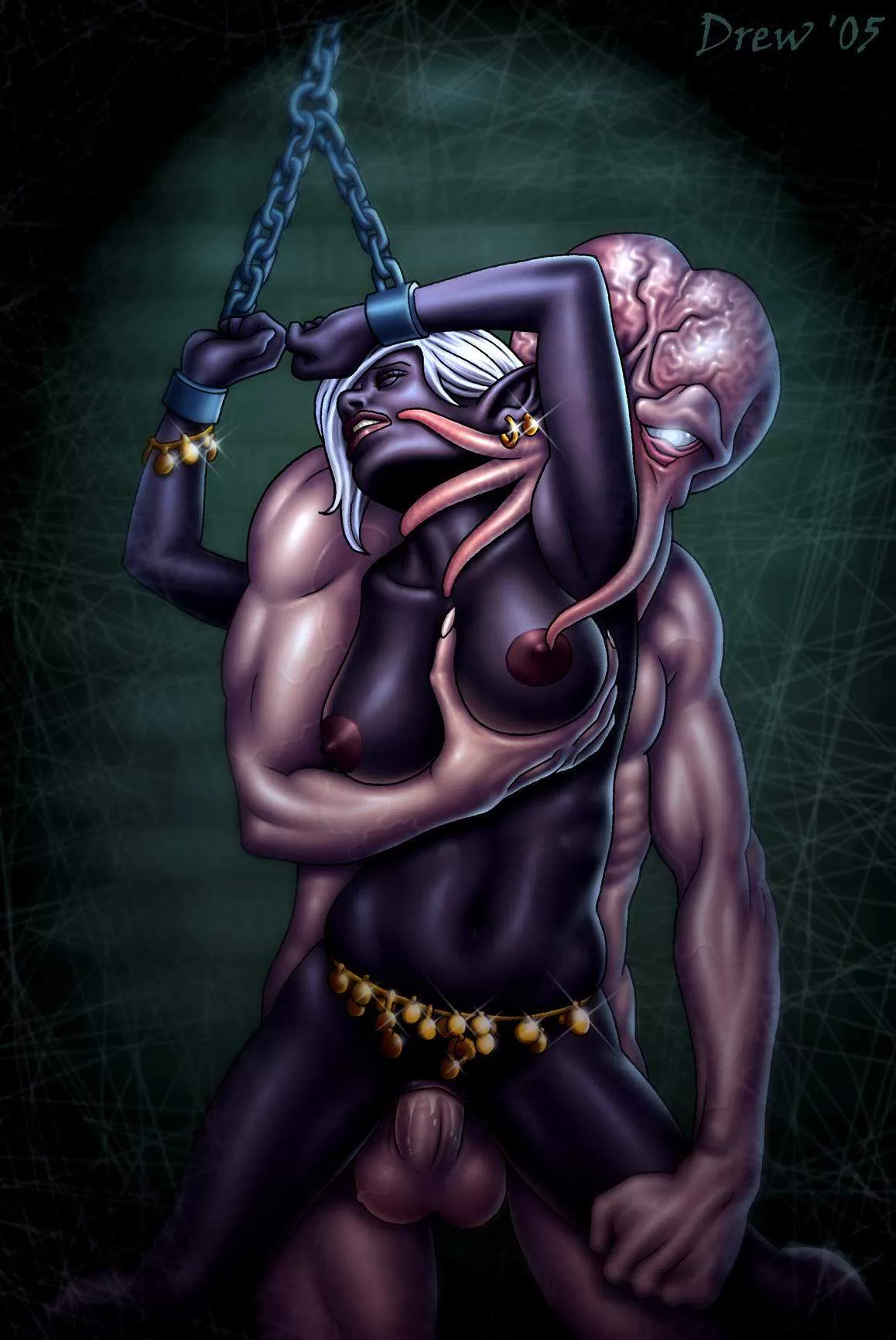 Drow and Mindflayer