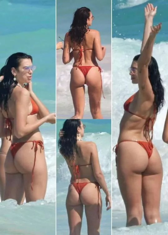 Dua Lipa blessed booty