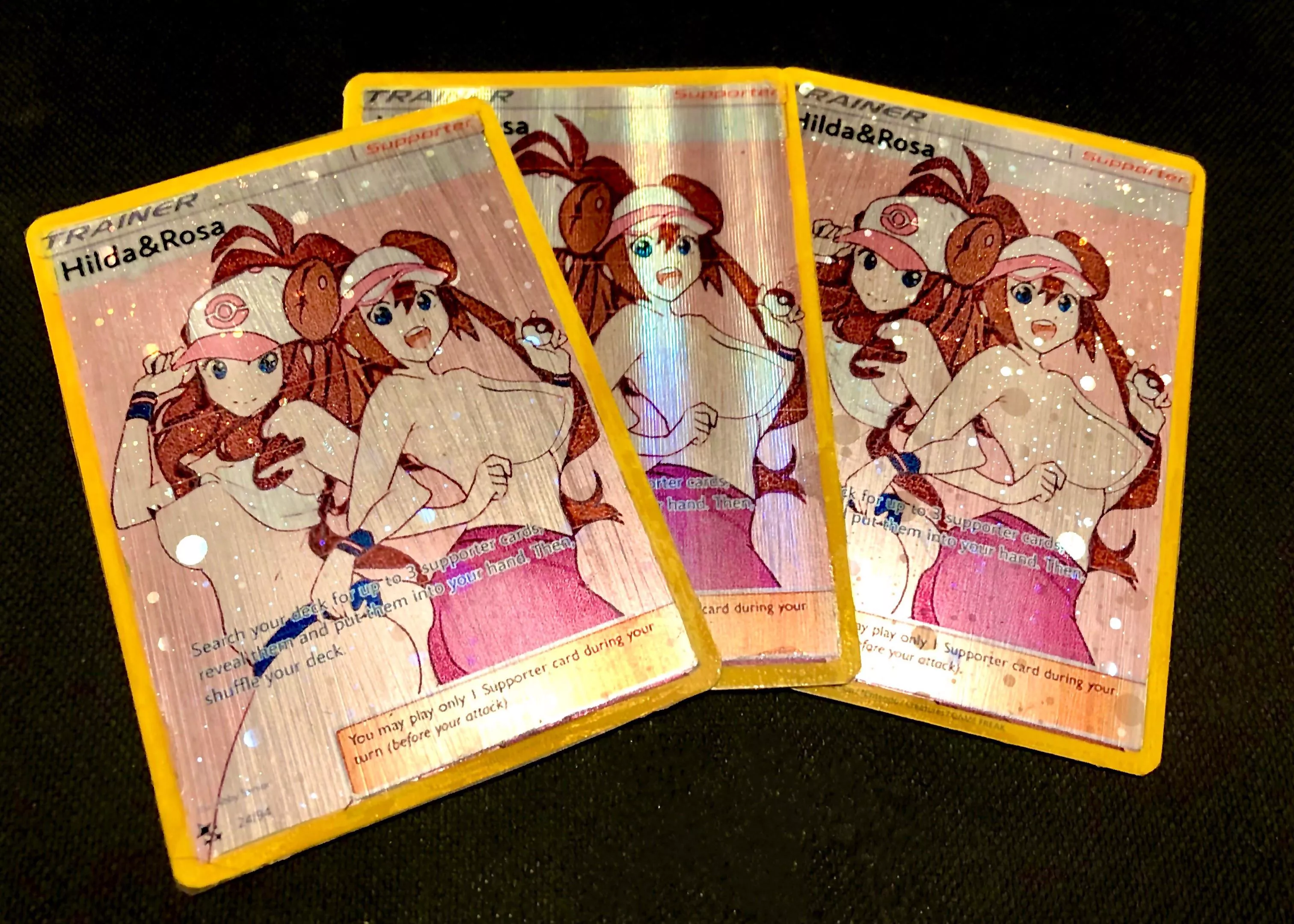 Due to high demand have had a massive restock of my Hilda&Rosa custom cards, now with even bigger boobs! They are on sale just for today at Â£20/$25.60 USD;)