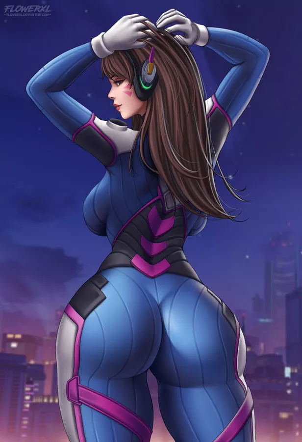 D.va Booty (FlowerXL) [Overwatch]