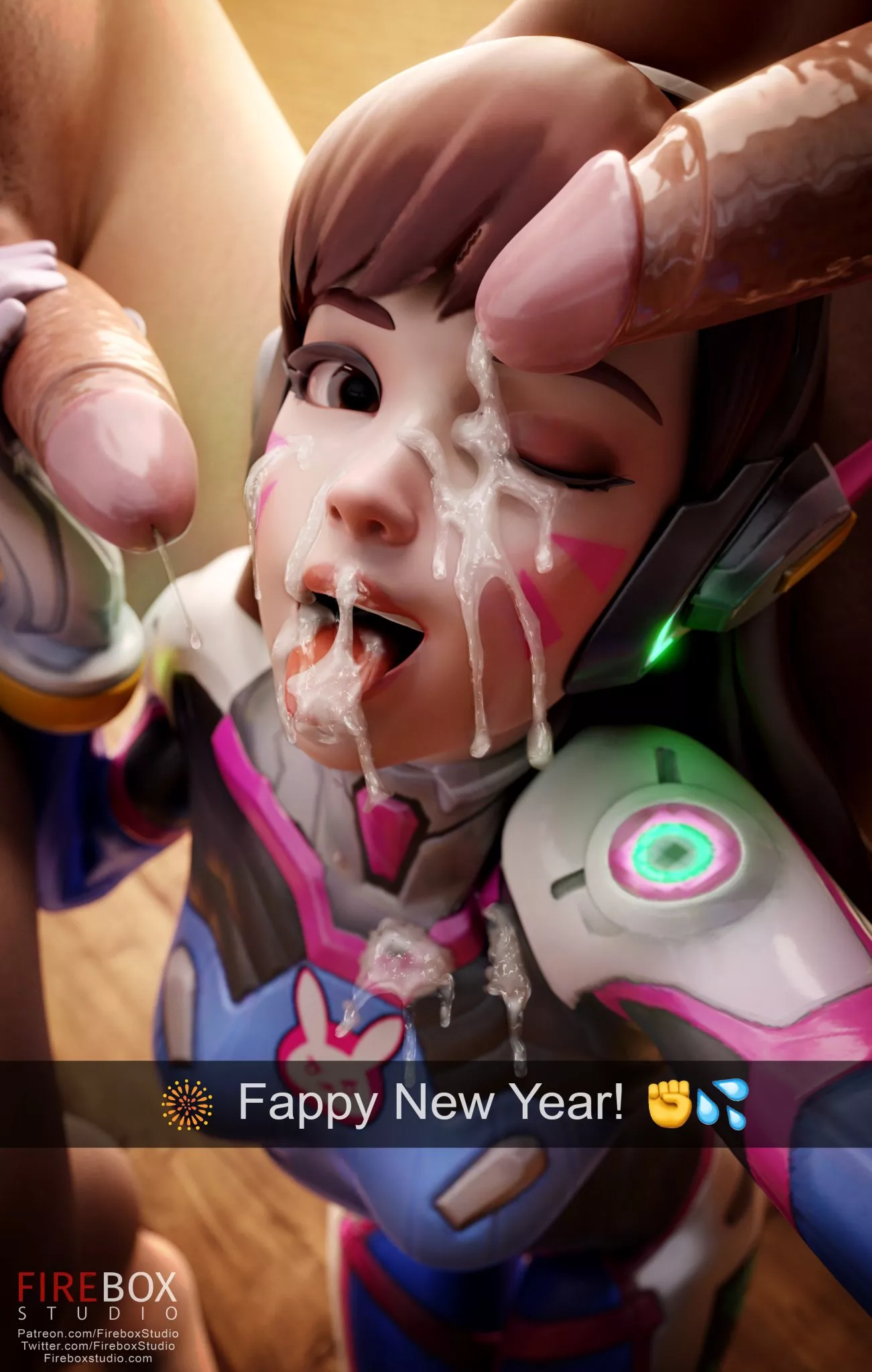 Dva Bukkake Selfie(By FireBox Studio)