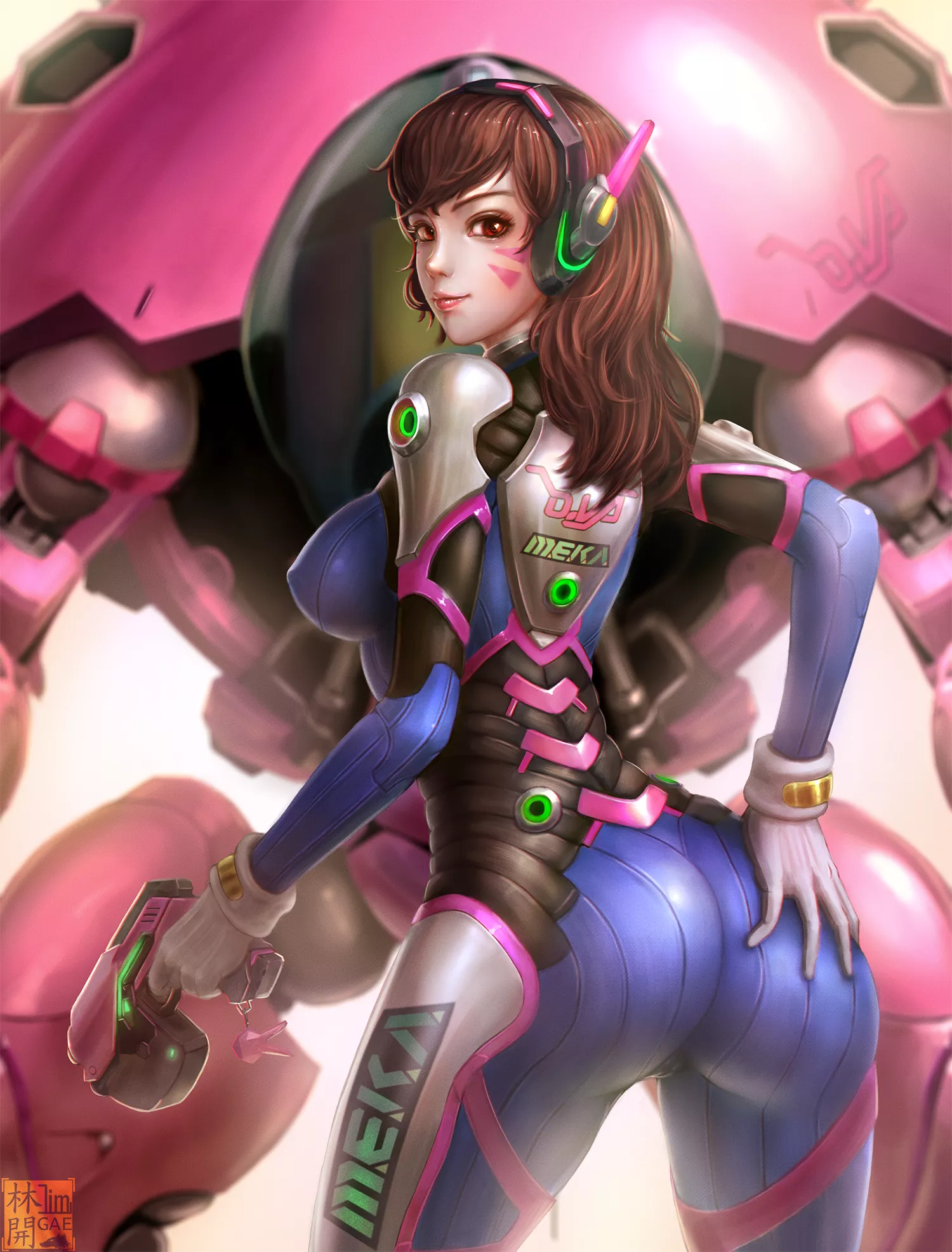 D.va Pilot Suit Booty (Limgae) [Overwatch]