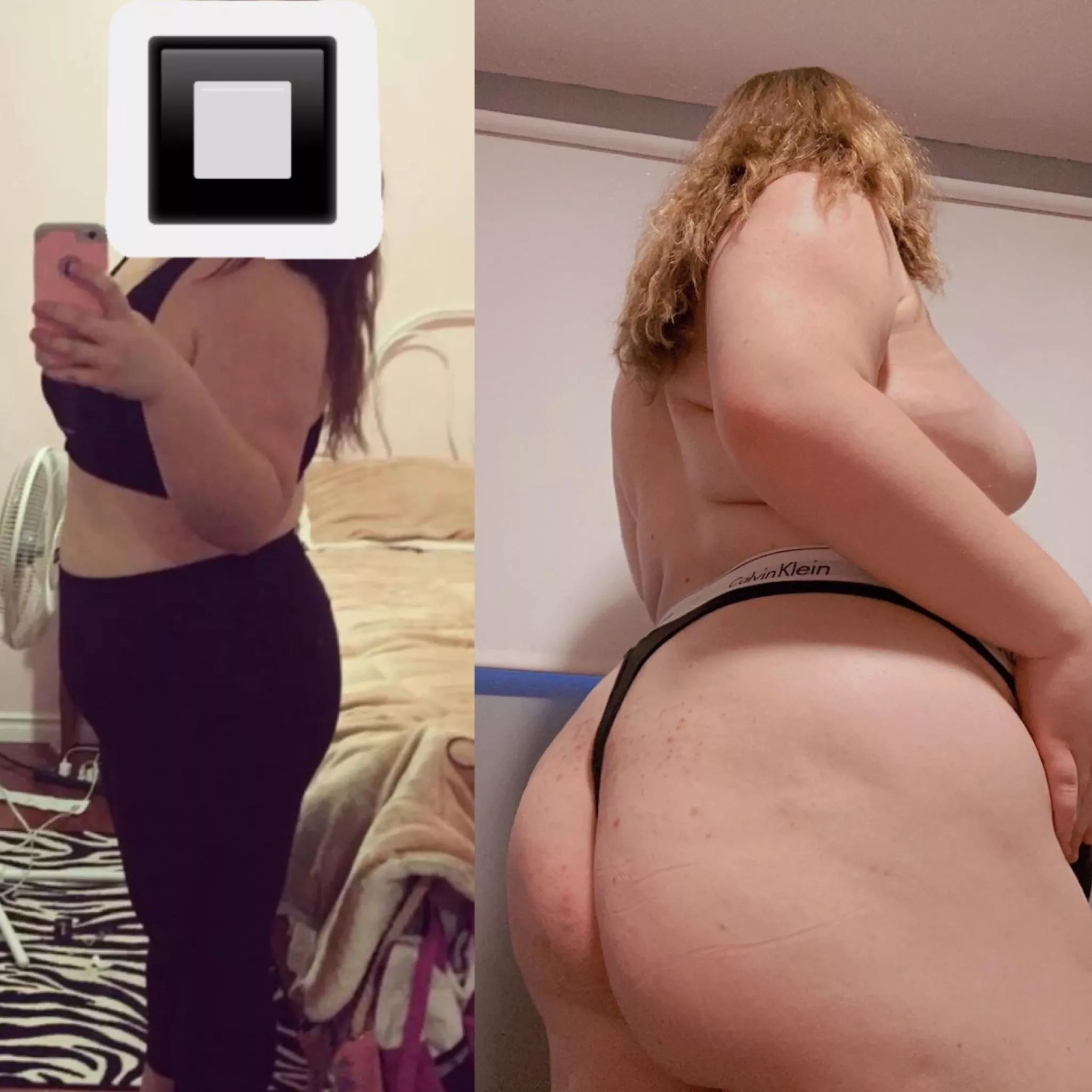 ED vs. normal eatingâ€¦ at least i gained weight in my ass too ðŸ˜‰ +45 lbs