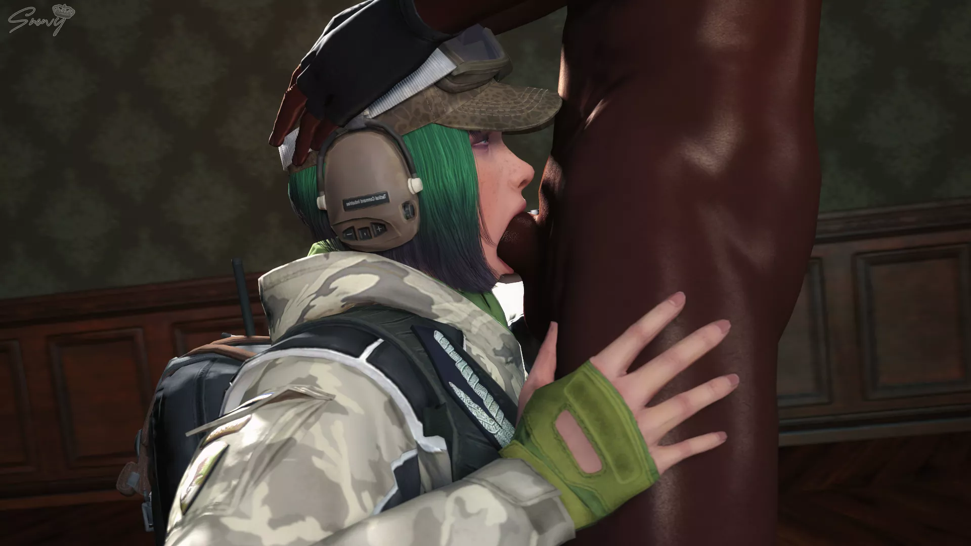 Ela deepthroat (Snowy)