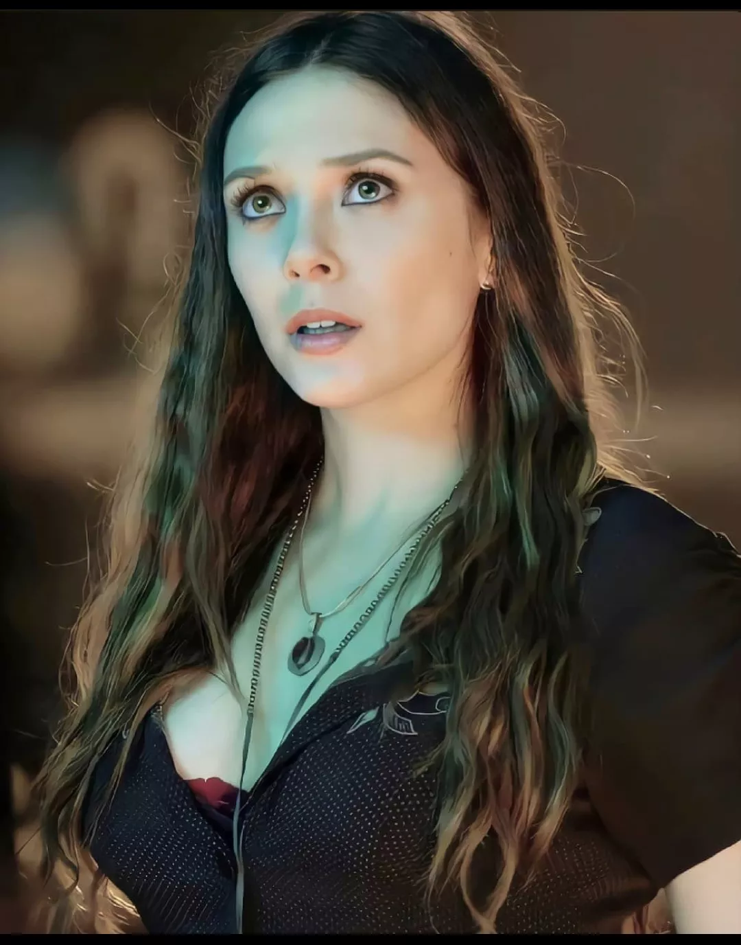 Elizabeth Olsen would get facefucked silly