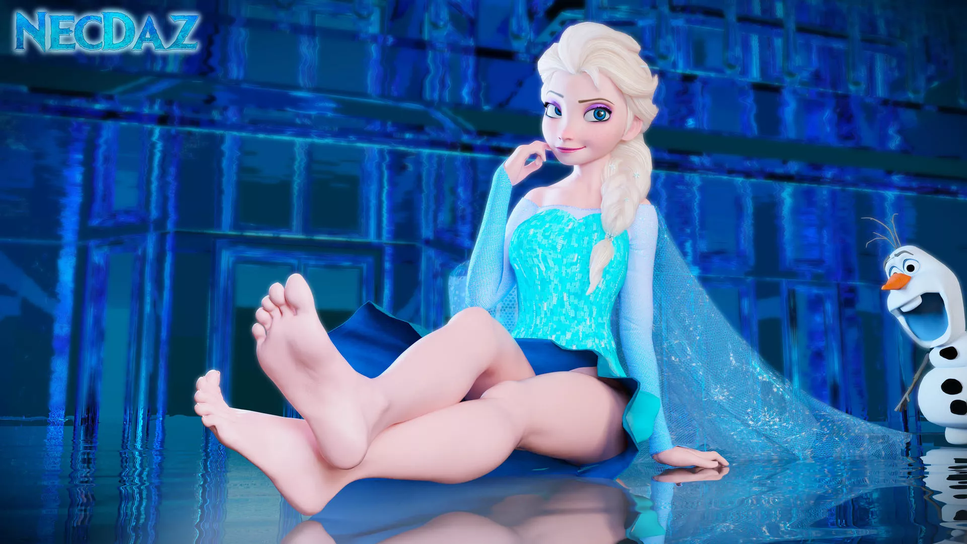 Elsa's feet [Frozen]