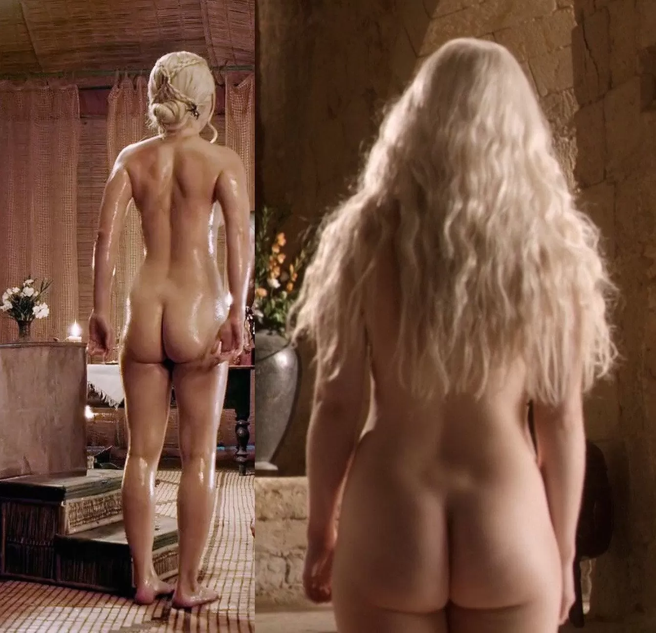 Emilia Clarke has one of the world's most spankable asses.