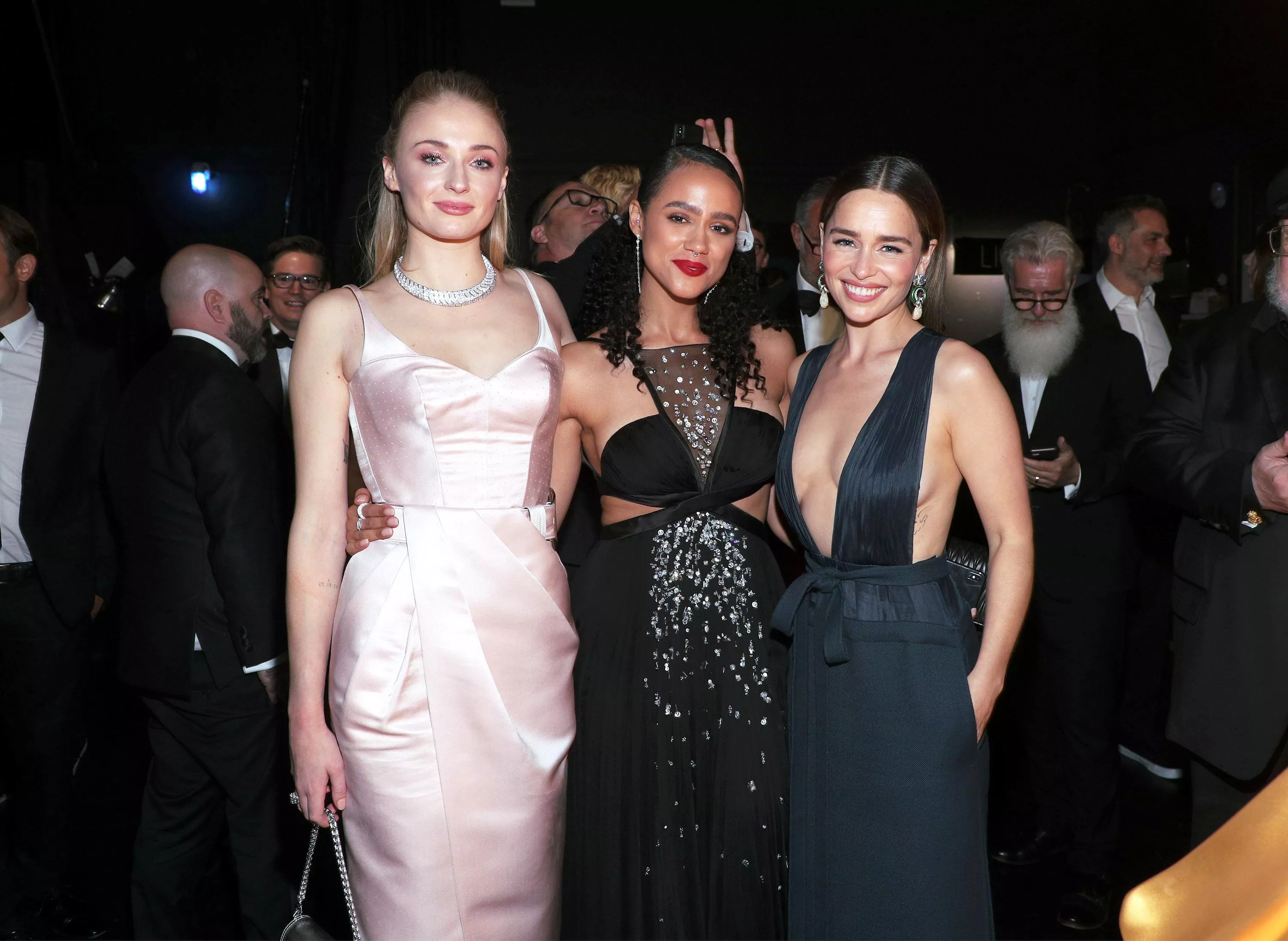 Emilia Clarke, Sophie Turner & Nathalie Emmanuel