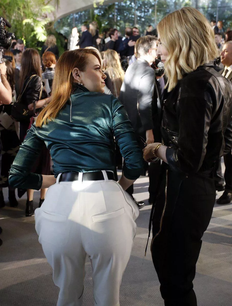 Emma Stone’s ass is so perfect. I always get rock hard thinking about those thick cheeks bouncing up and down on my lap.