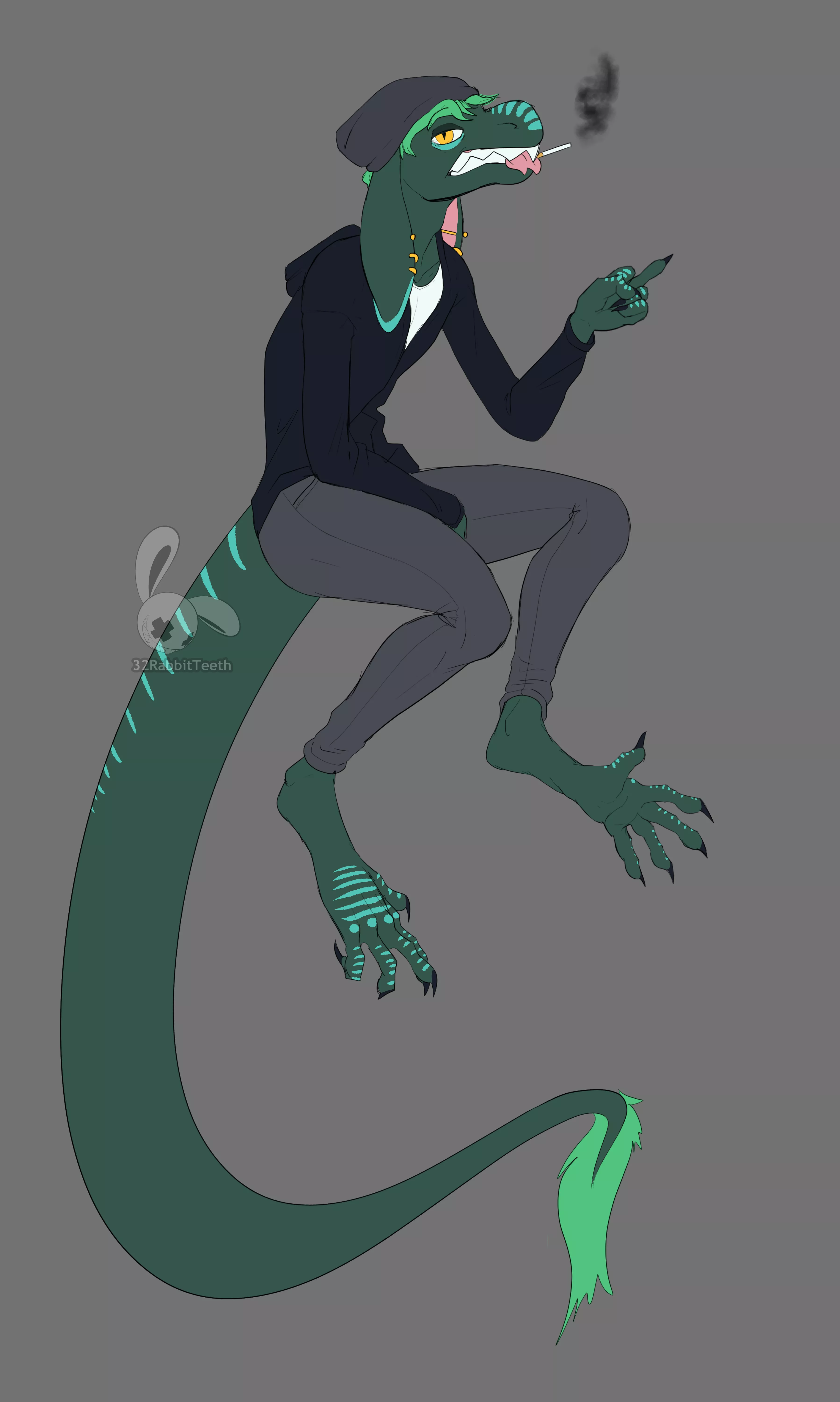 Emo Lizard Dude (32RabbitTeeth)