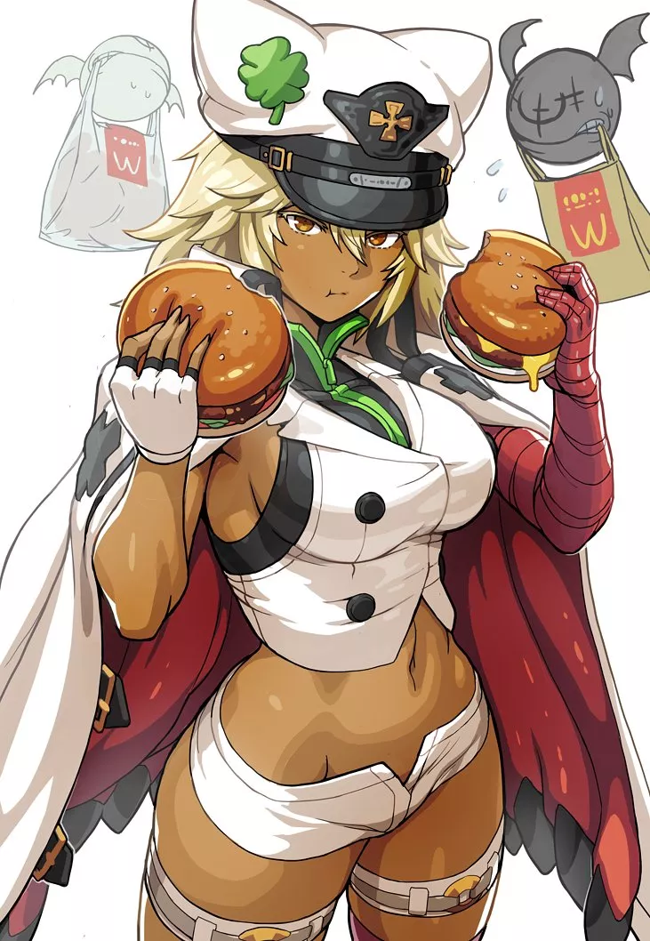 Enjoy Ramlethal Valentine enjoying some burgers ðŸ” (tktr33) [Guilty Gear Strive]