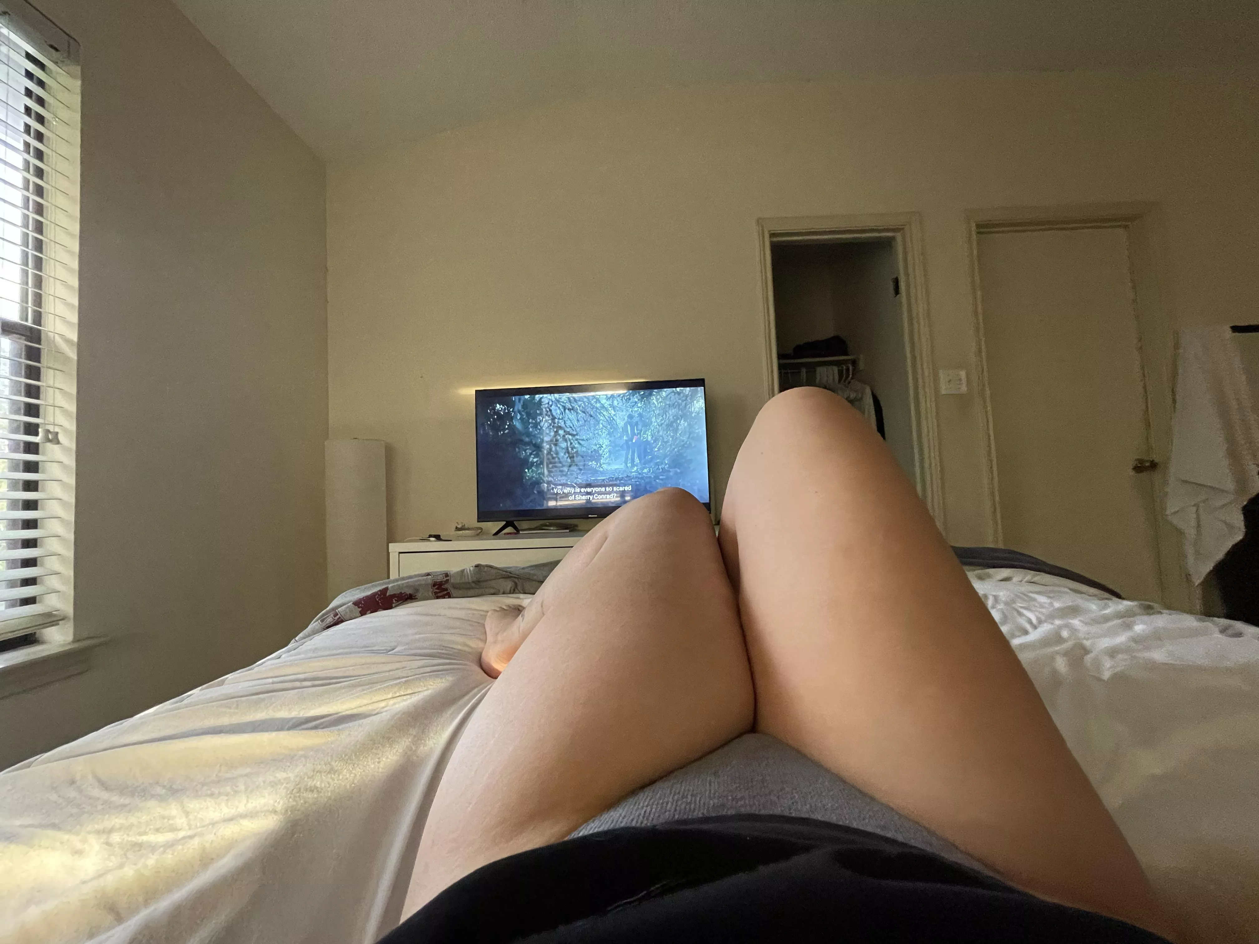 Enjoying Netflix and the view ðŸ˜œ