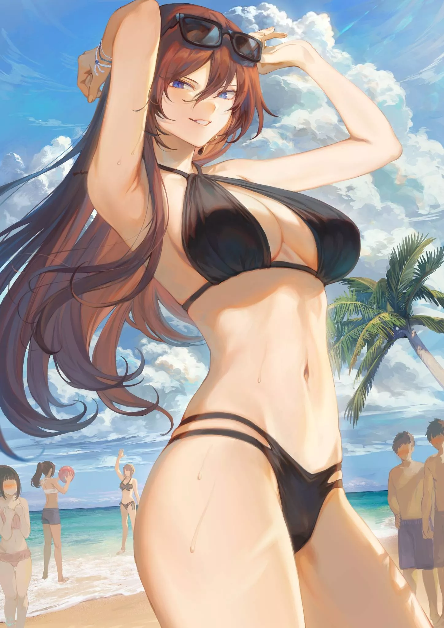 Enjoying some time at the Beach [Original]