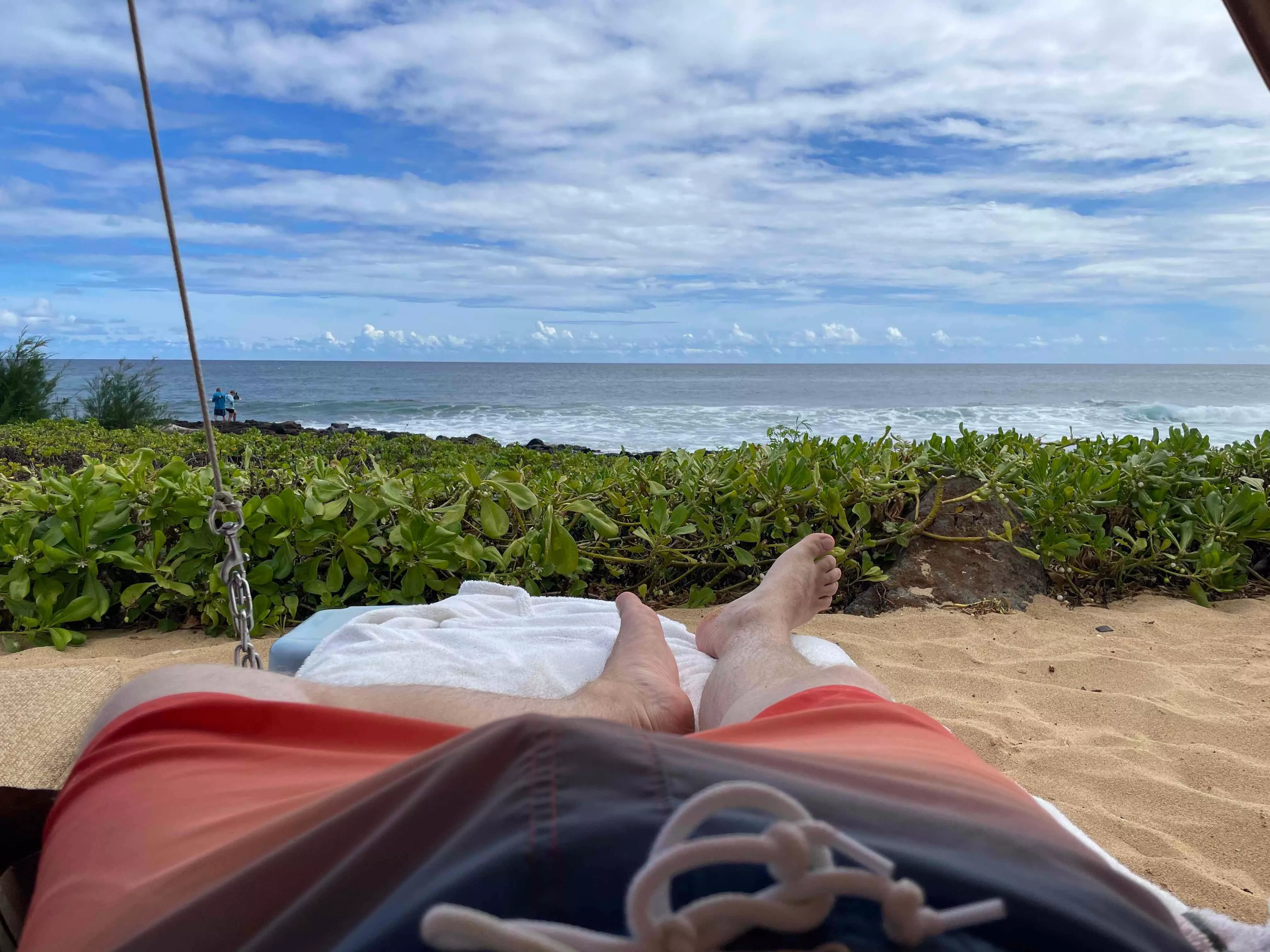 Enjoying the beach when this mom winked at me. Figured out why ;)