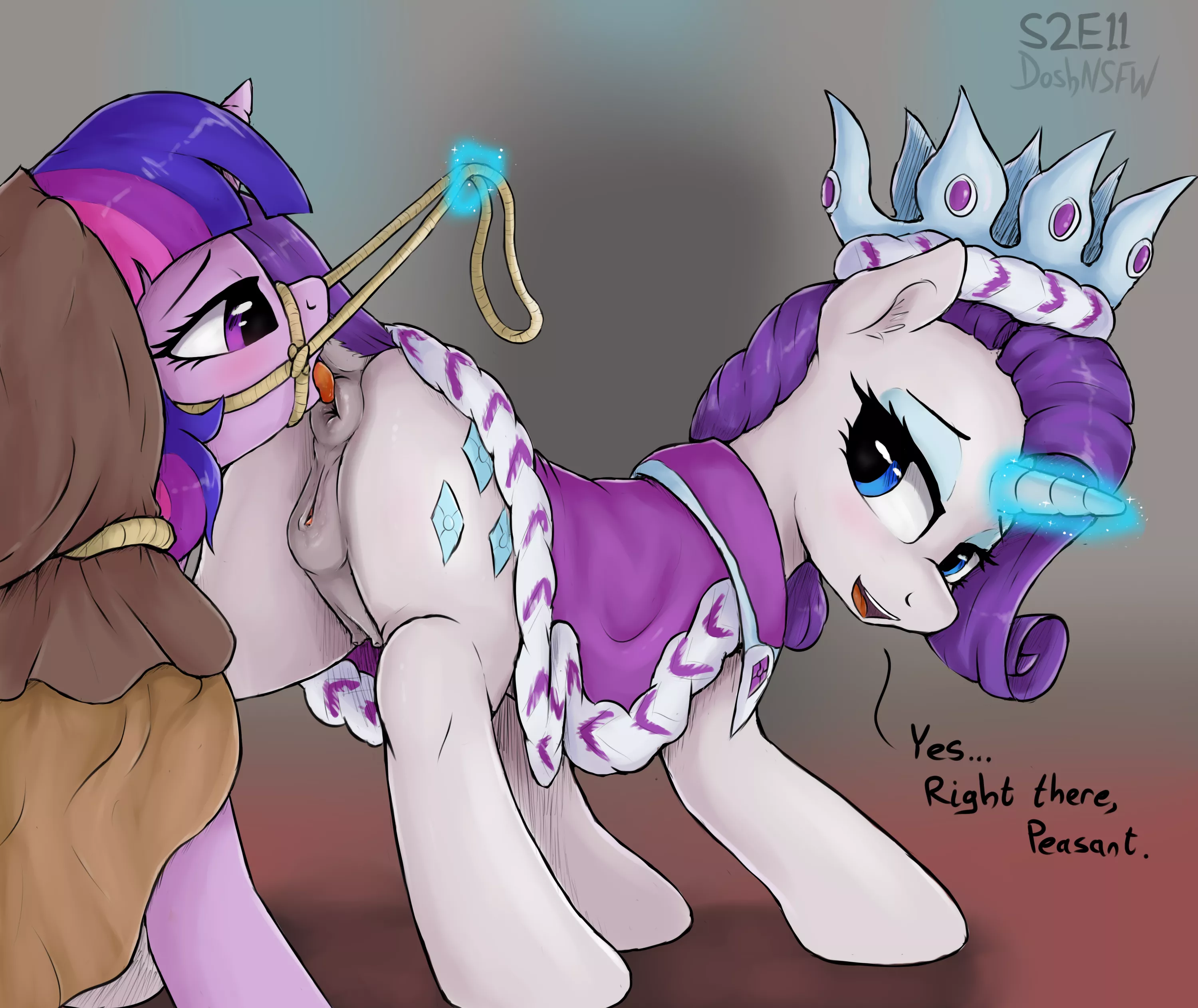 Episode 37 - Peasant Twilight Pleasures Rarity - Artist: Dosh