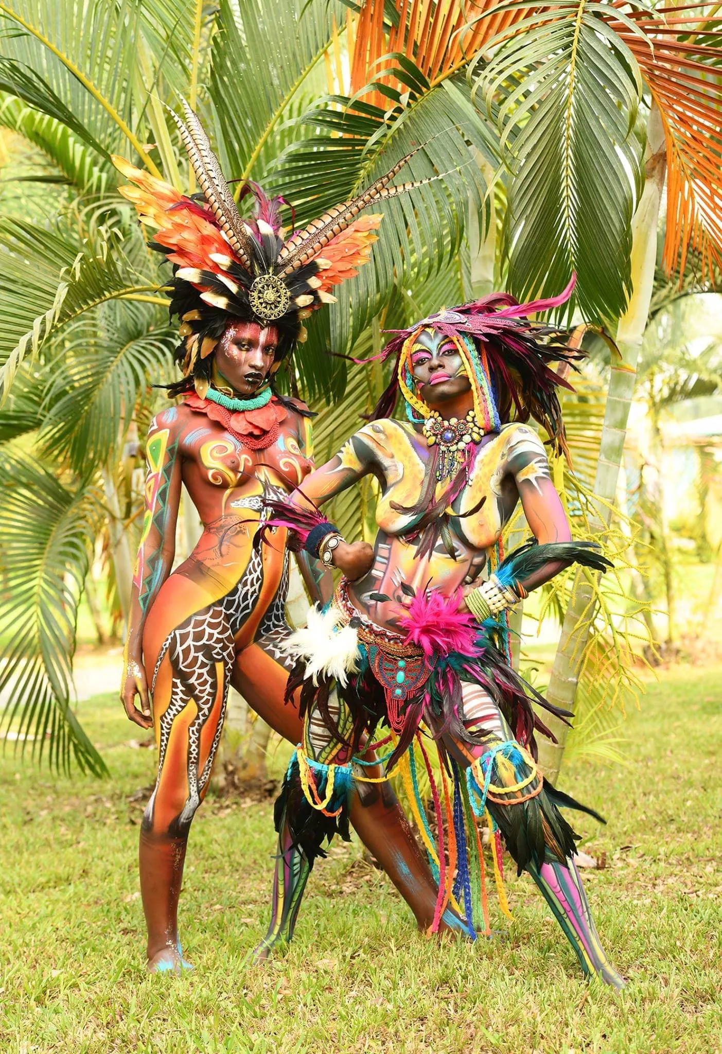 Equatorial Guinea Body painting Festival 2019 was held at the new Malabo Amusement Park. (AIC)