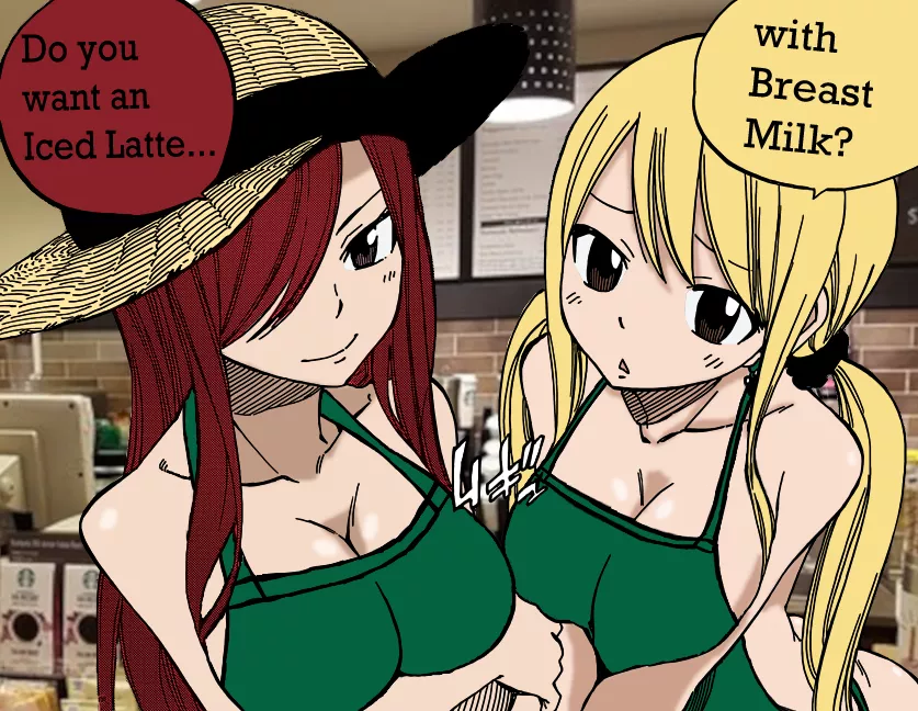 Erza & Lucy wanna take your order!