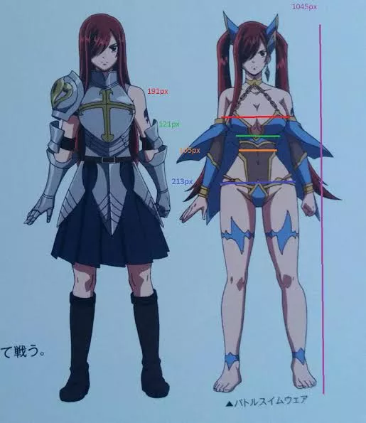 erza's revealing armor